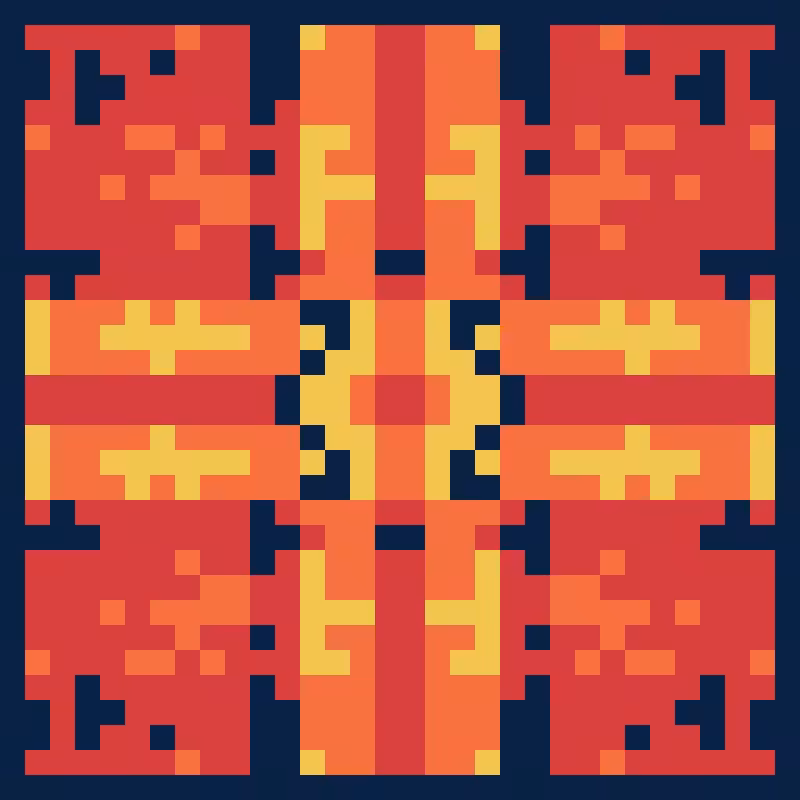 Pixel Mandala #18