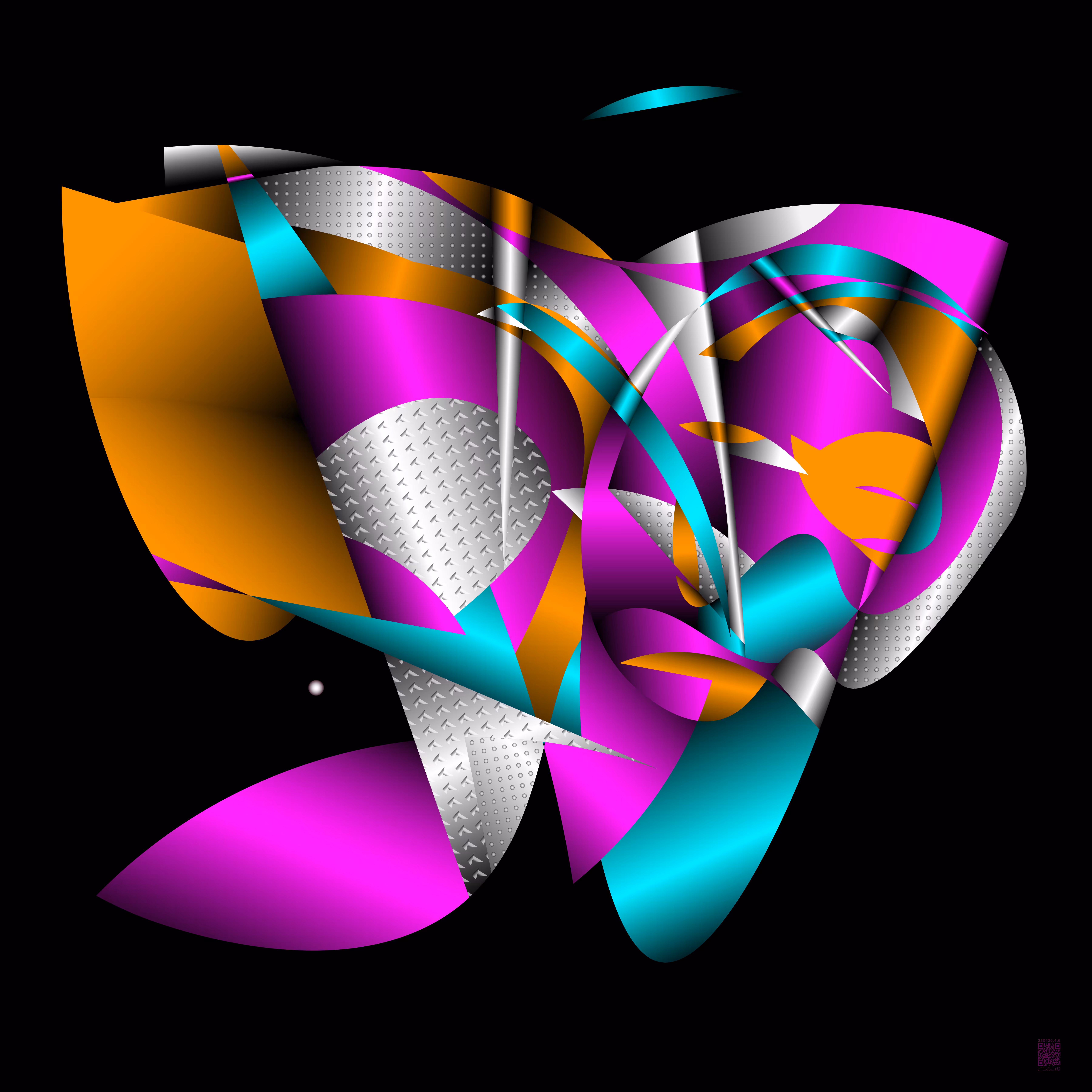 230426.4.6  'Trapeze' - a balancing act with colour #1