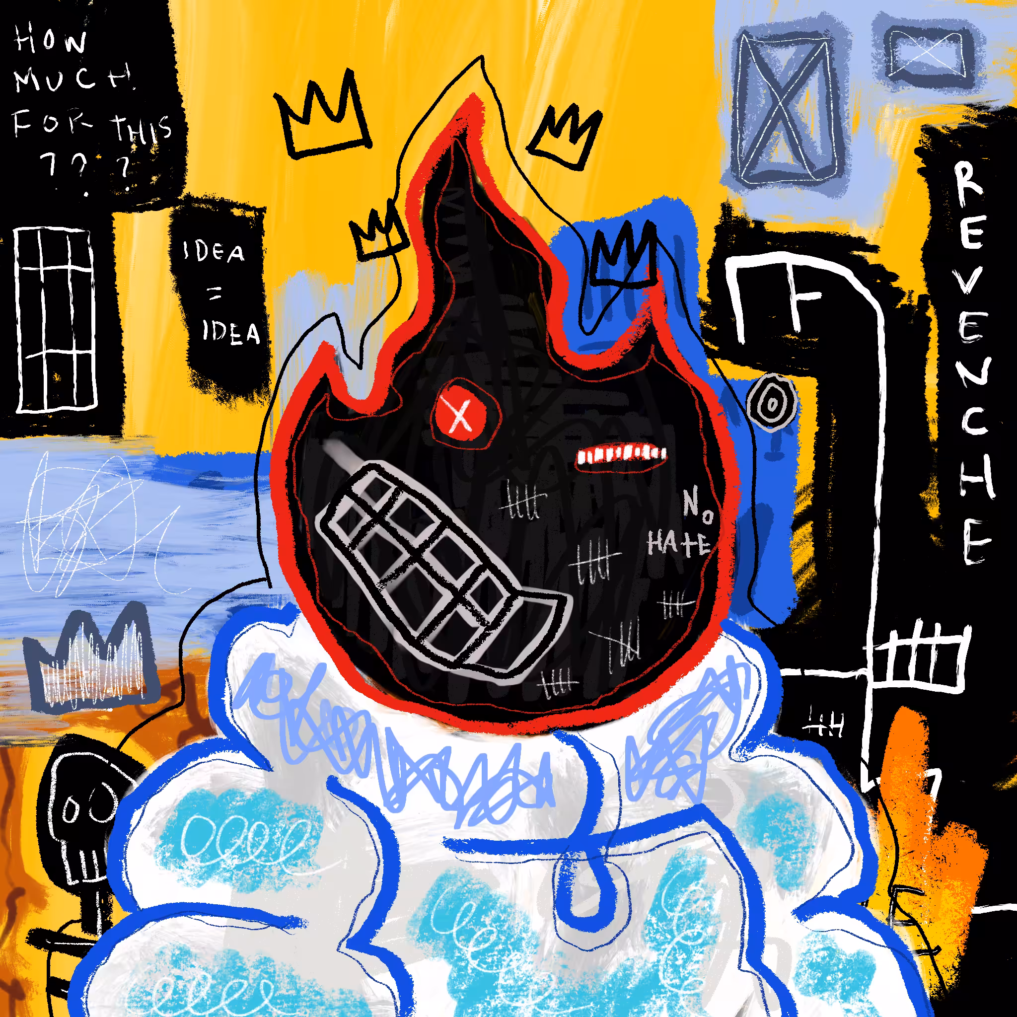 Doodlesquiat #7