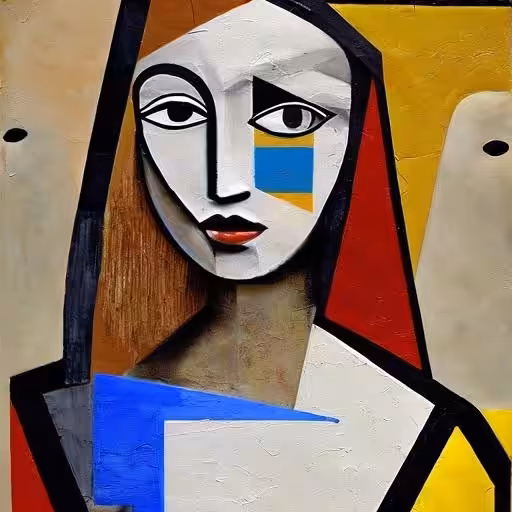 Cubist #27 (Woman #2)
