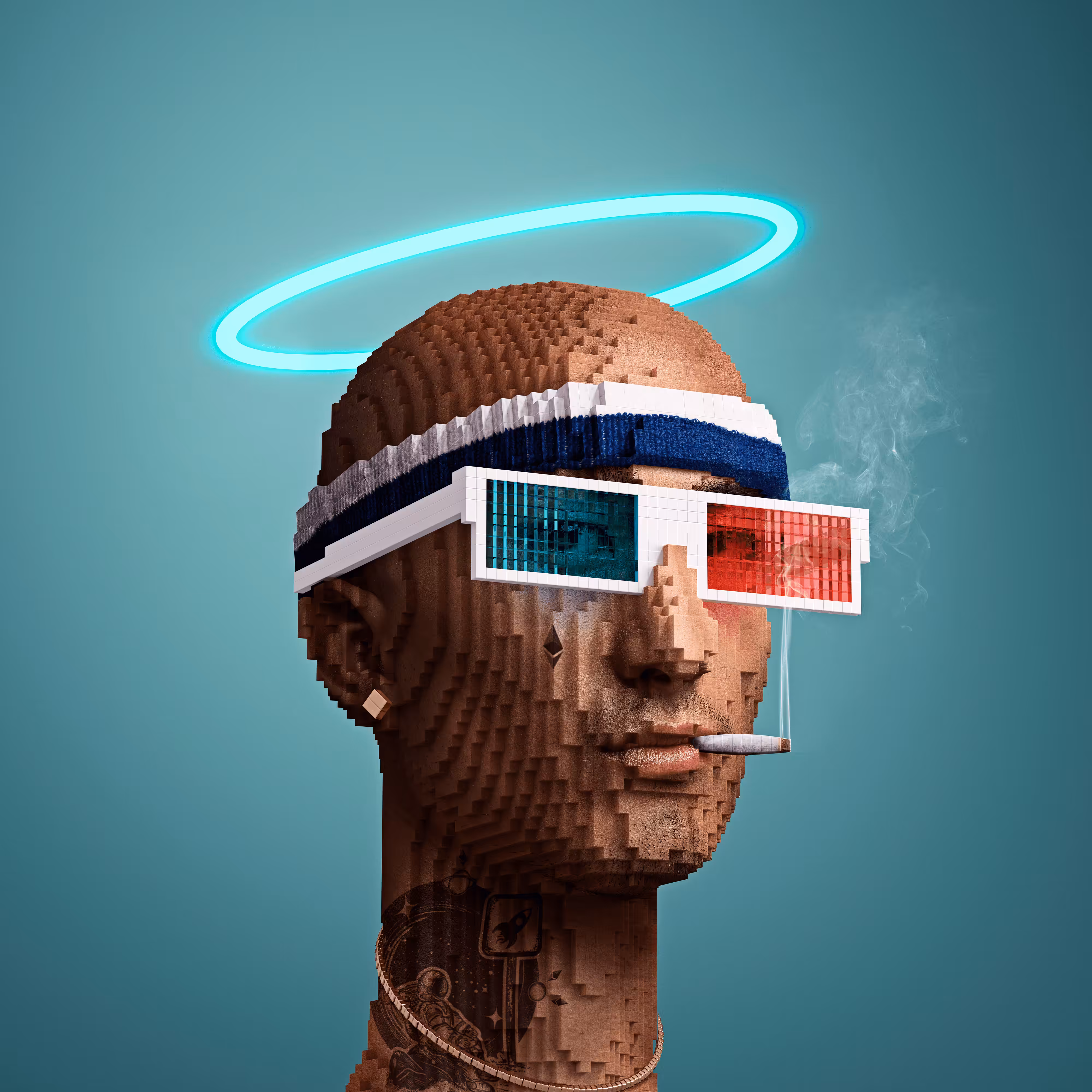 Block Head Punk 093