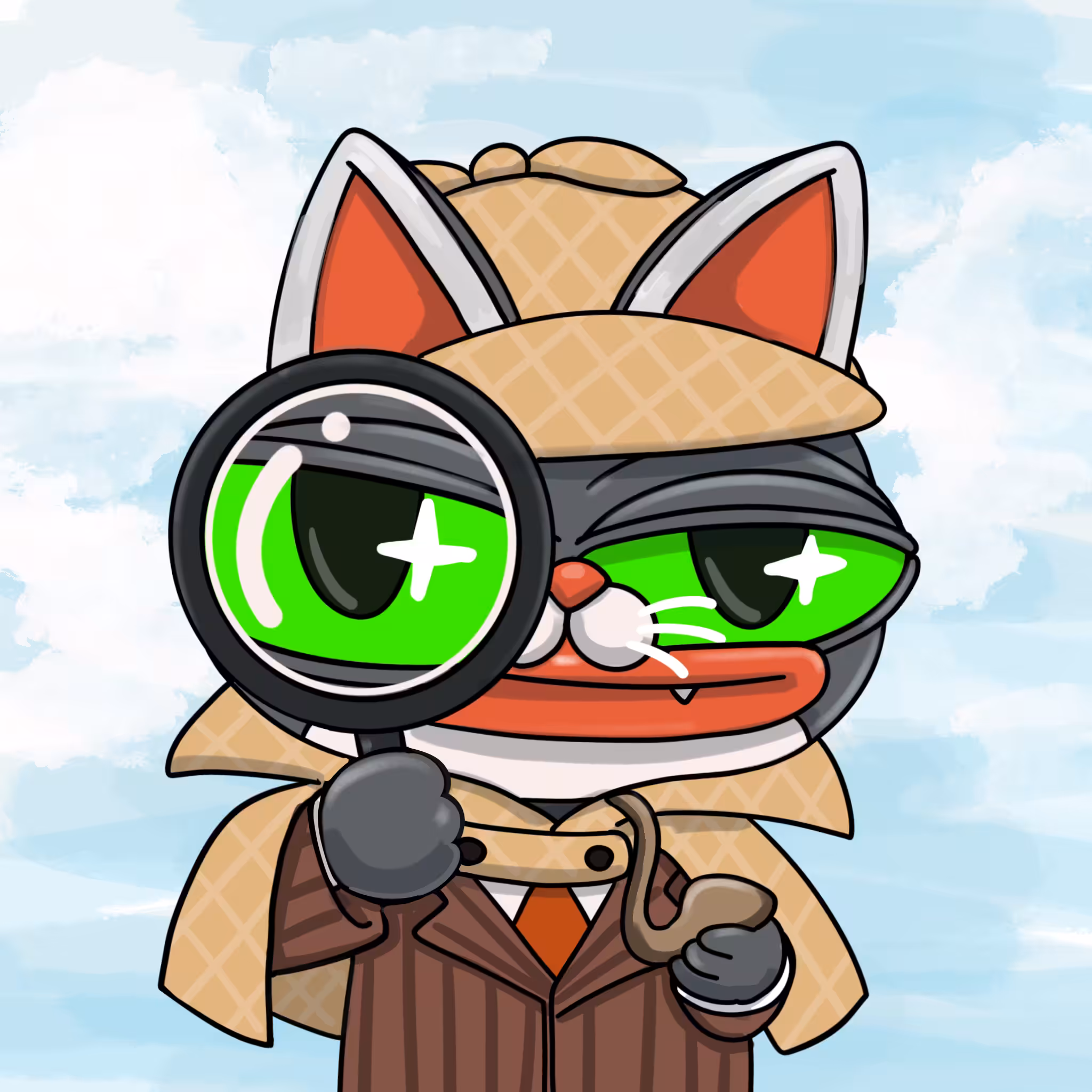 Detective Pepe Cat