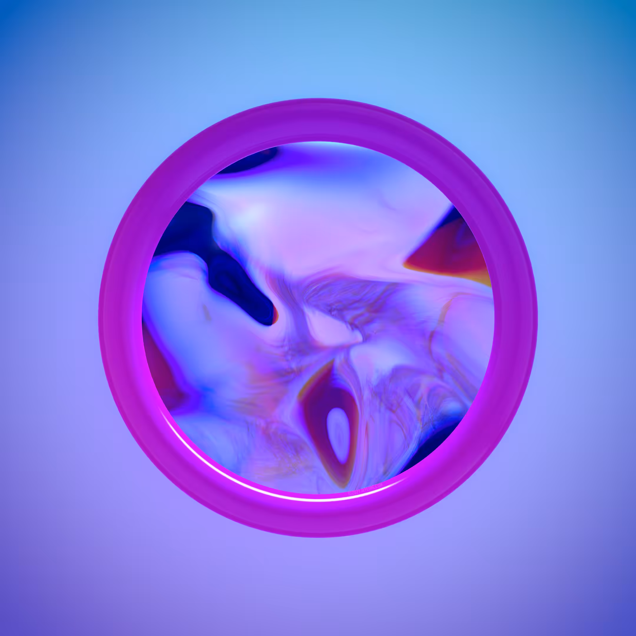 JeffJag - Nobody Feels Time - Immeasurable Purple (Still Image 6, Edition of 100)