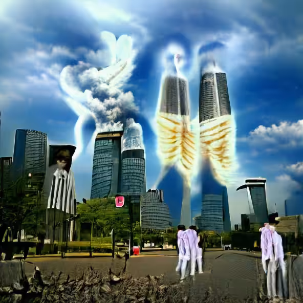 Angel souls are flying away(memorial 11 september 9/11)