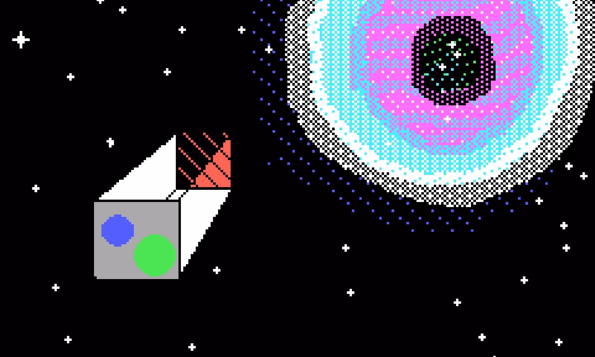 space runner nebulas exploration 2001