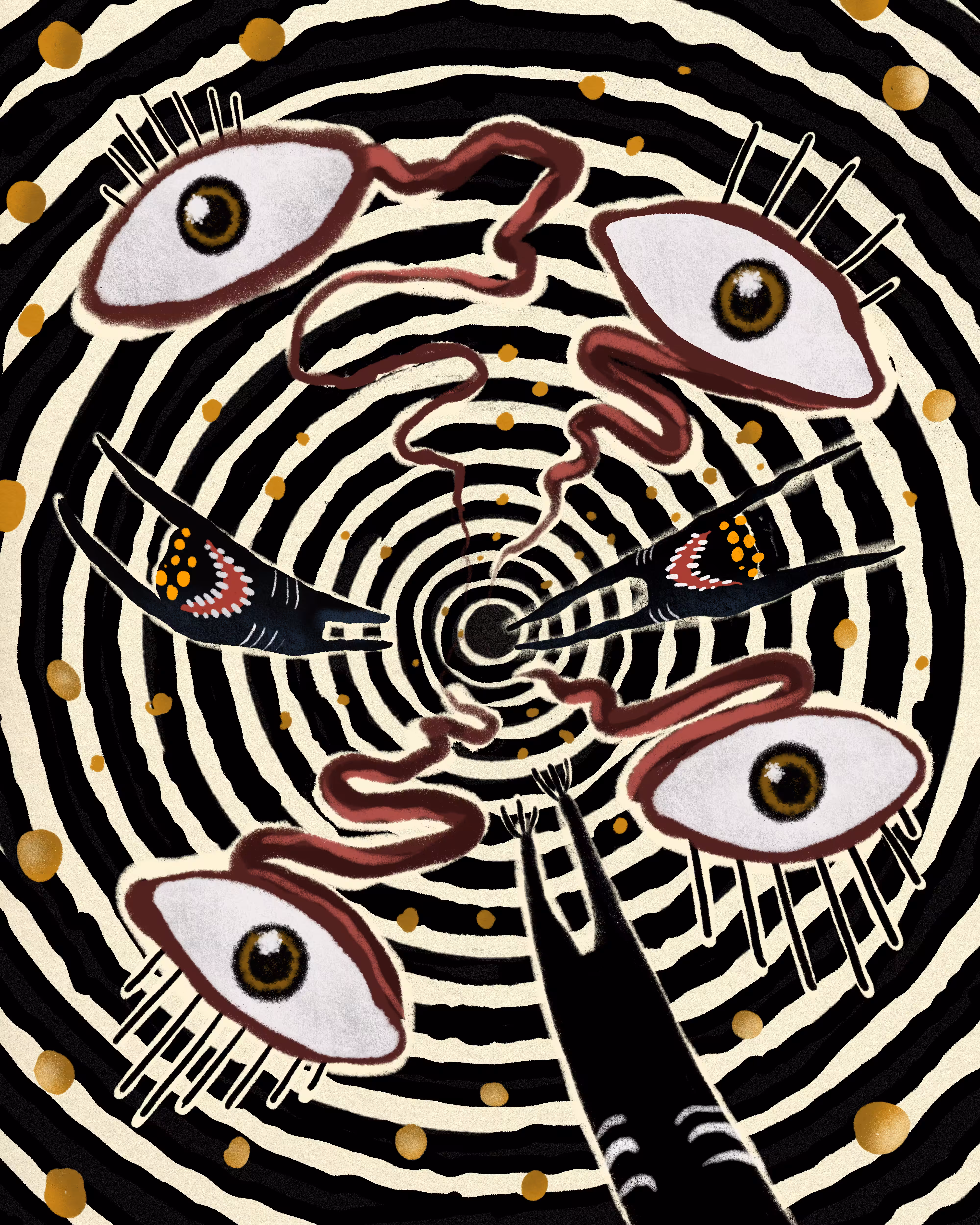 Falling into #phospiral