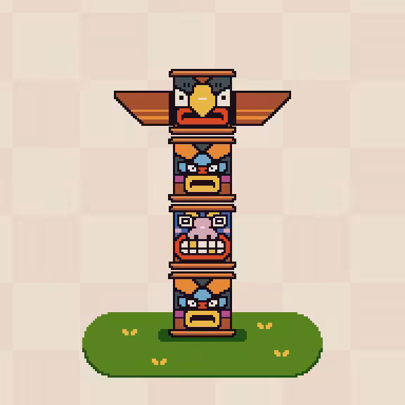 Tiki Totem #10