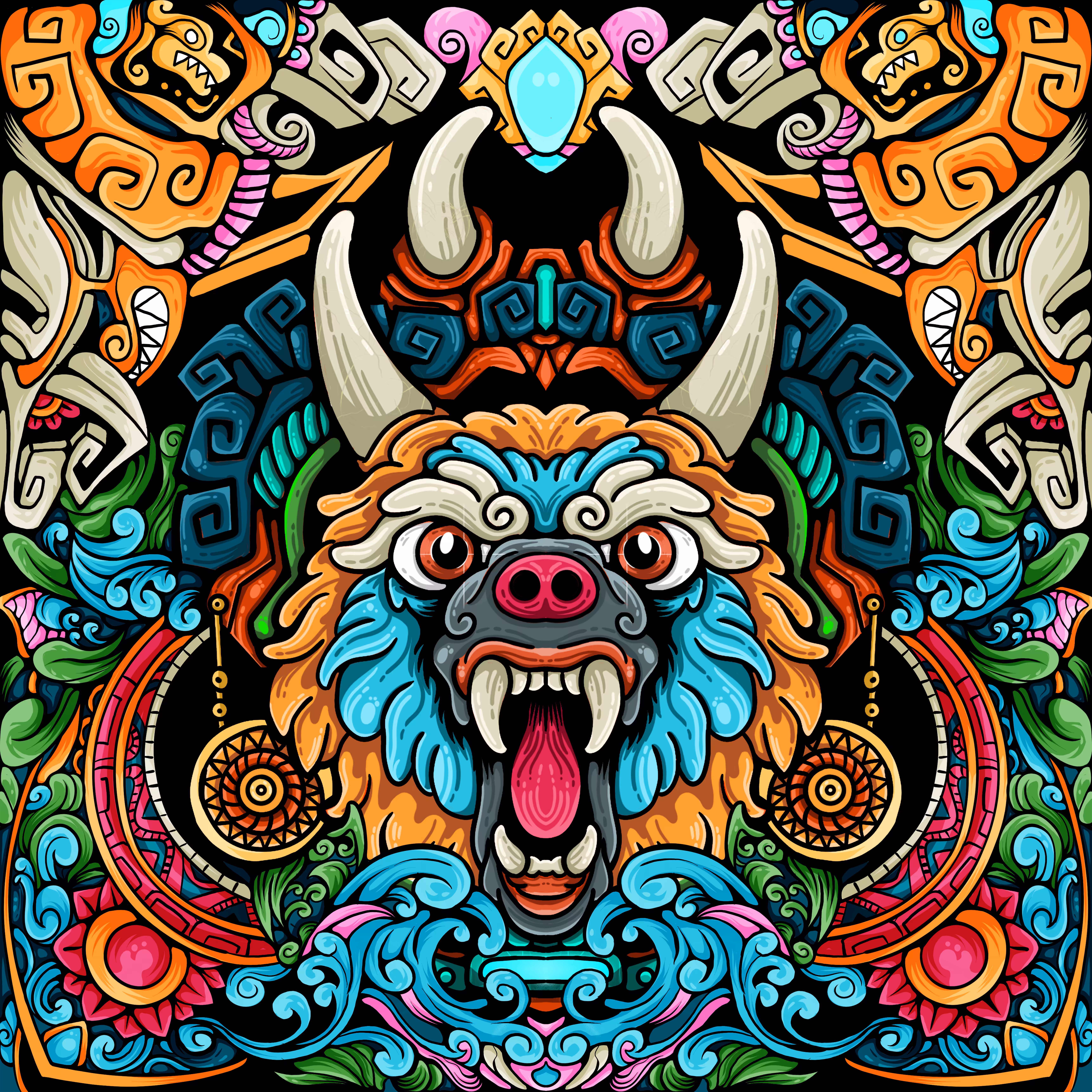 angry roar
