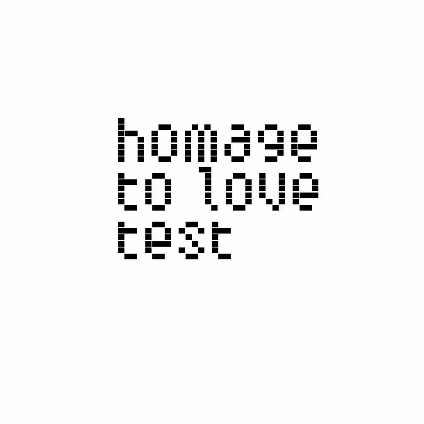 T.E.S.T...: Homage to Love-test 01