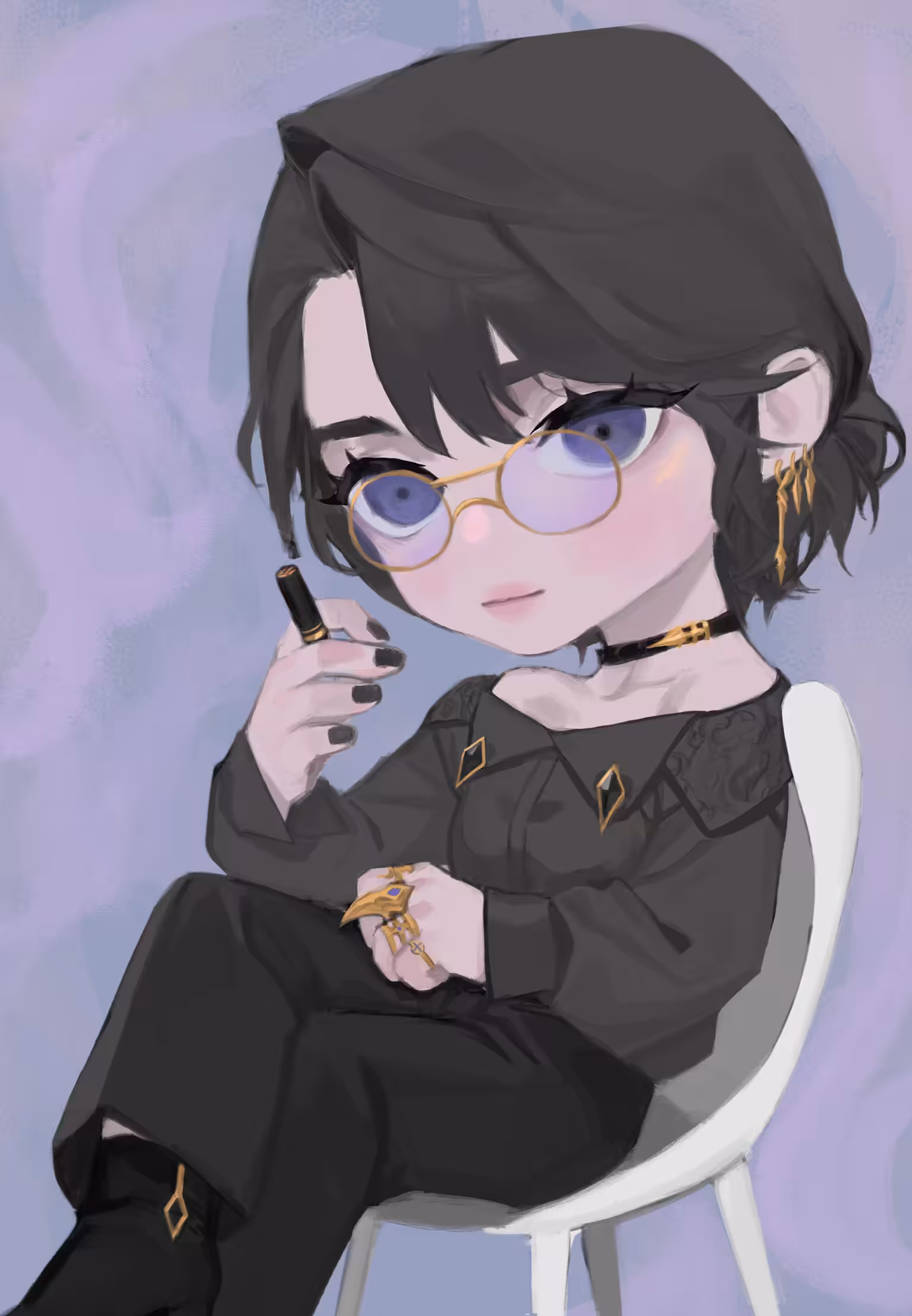 Chibi Vinxent stamp