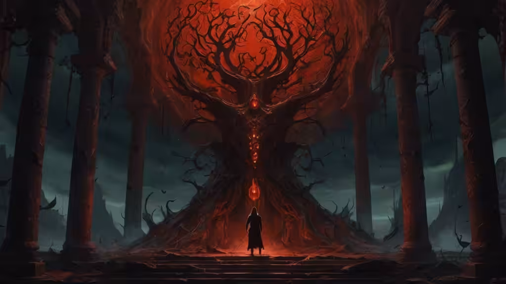 Artwork: The cursed valley of Nytherion