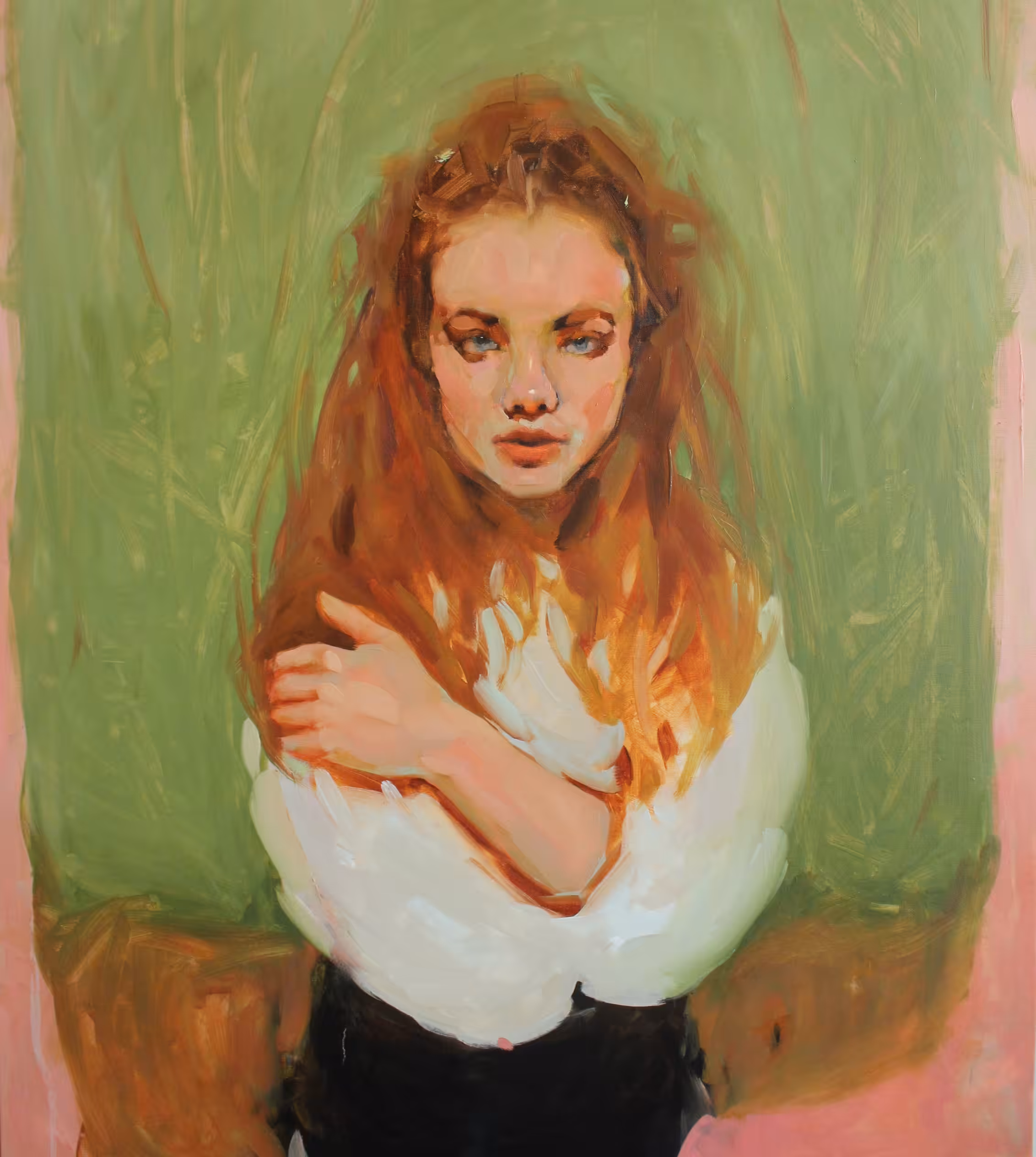 girl with white dress