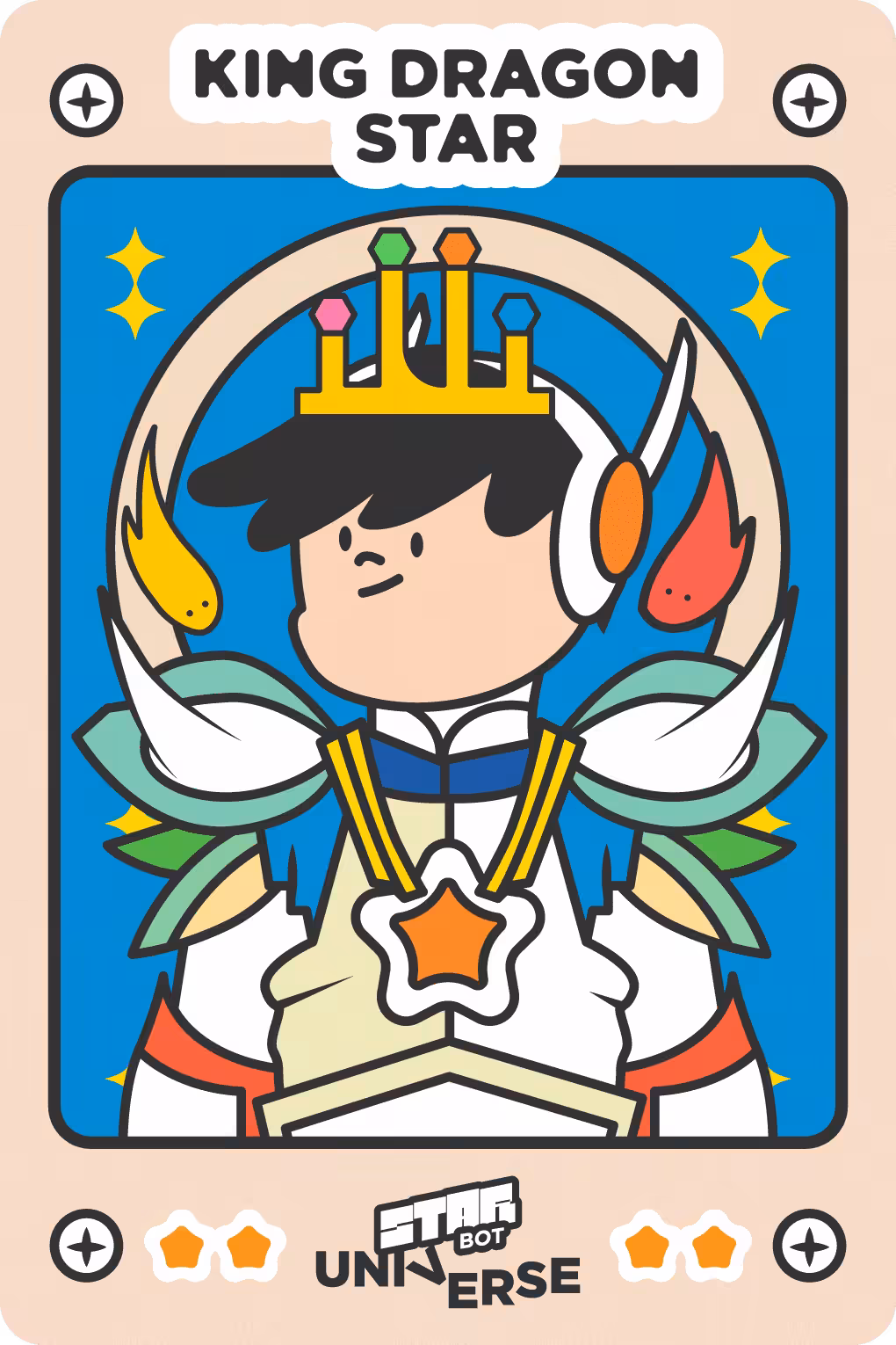 STARBOT : KING DRAGON STAR {THE FIRST CARD } *SUPER RARE*