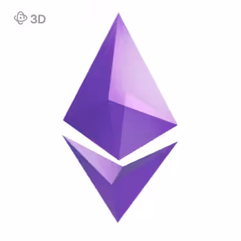 3D VR Interactive: Ethereum Logo 3D
