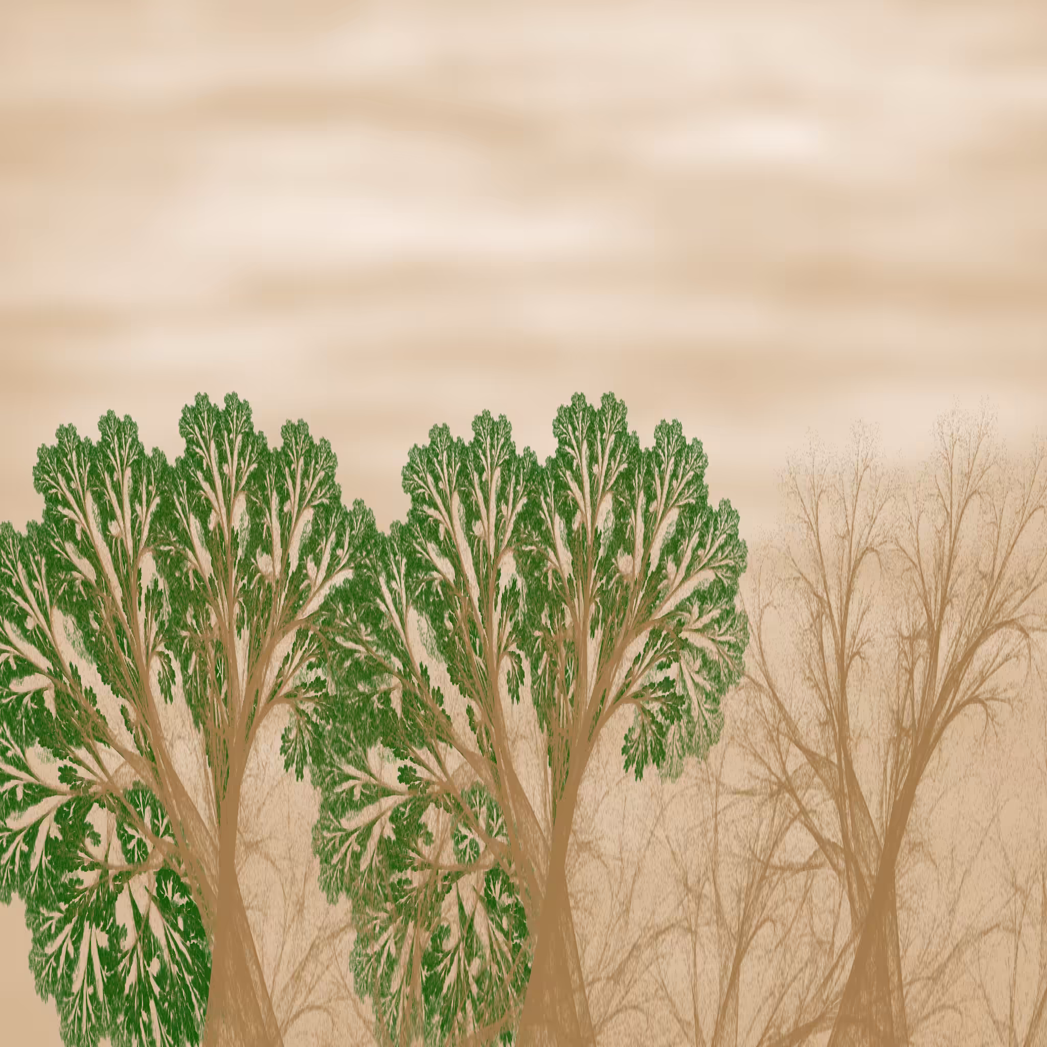 Chaotic Treescape #16