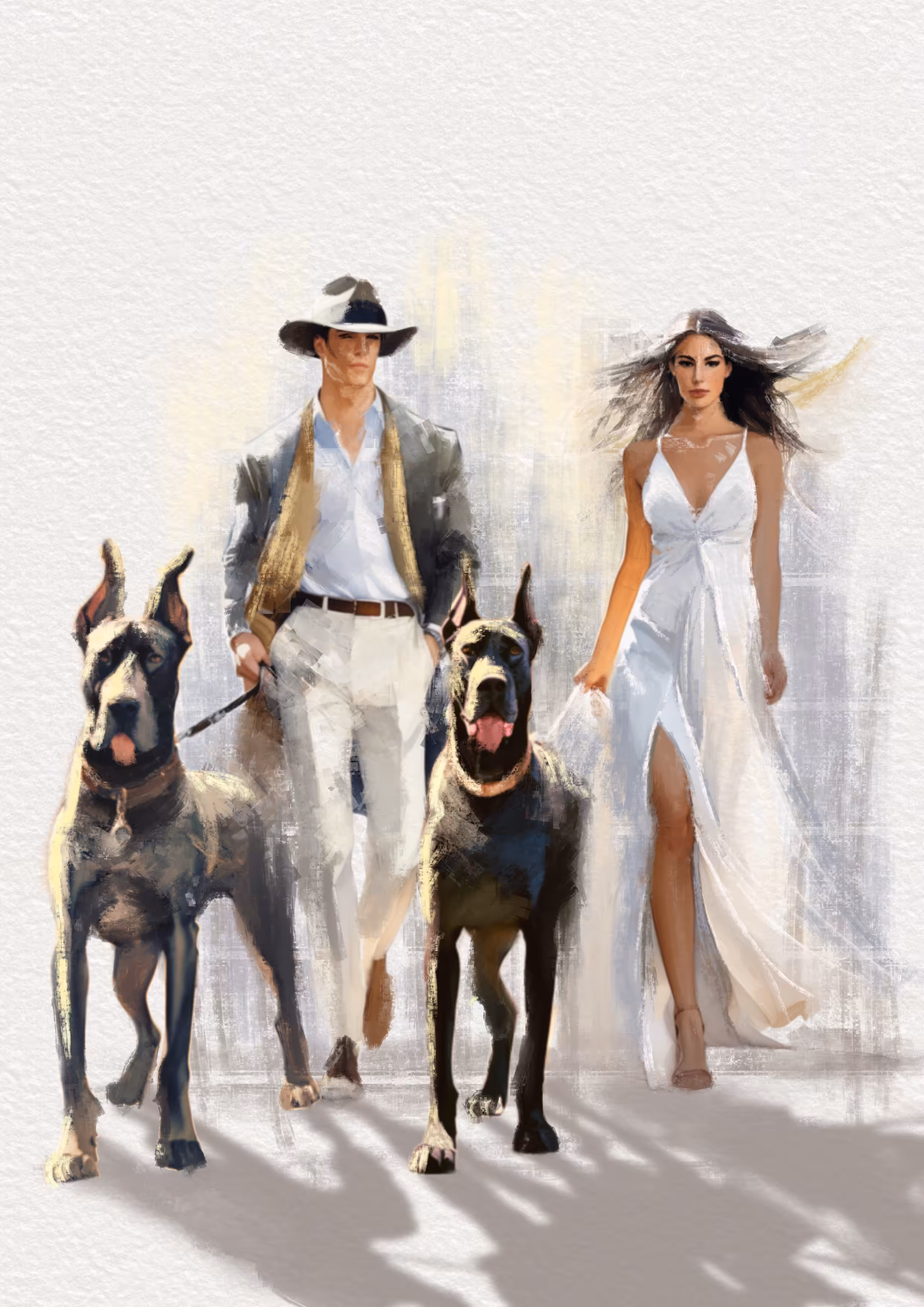 Great Dane dogs