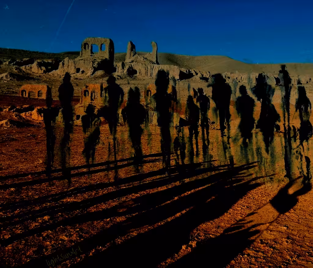 Shadows in the ruins of history