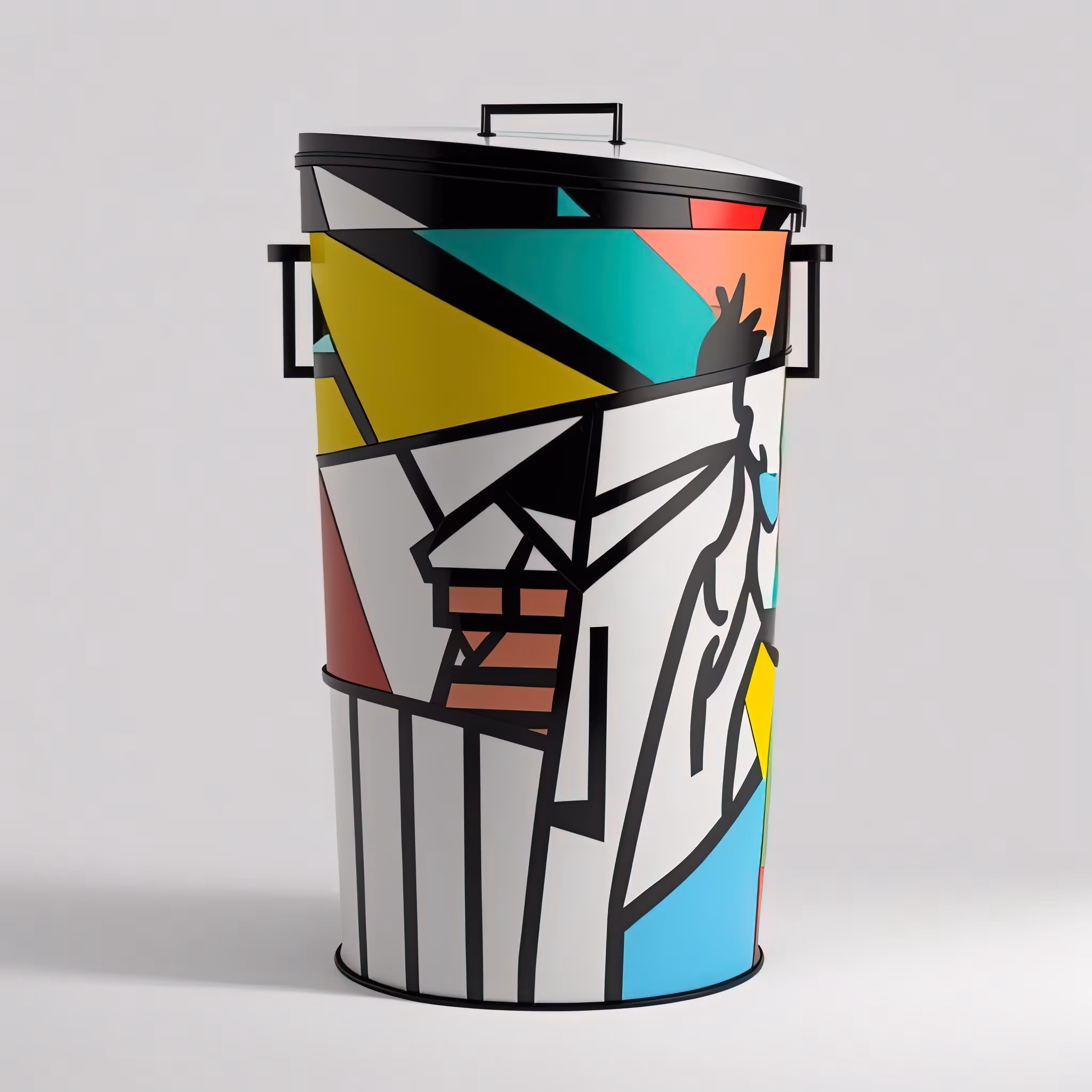Trash Cans: Asymmetrical Trash