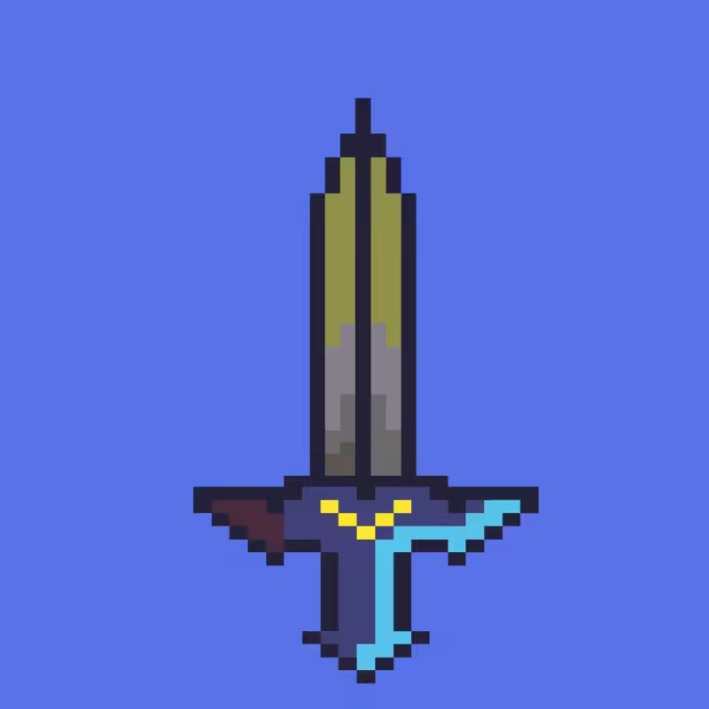 Generative Pixel Swords #4