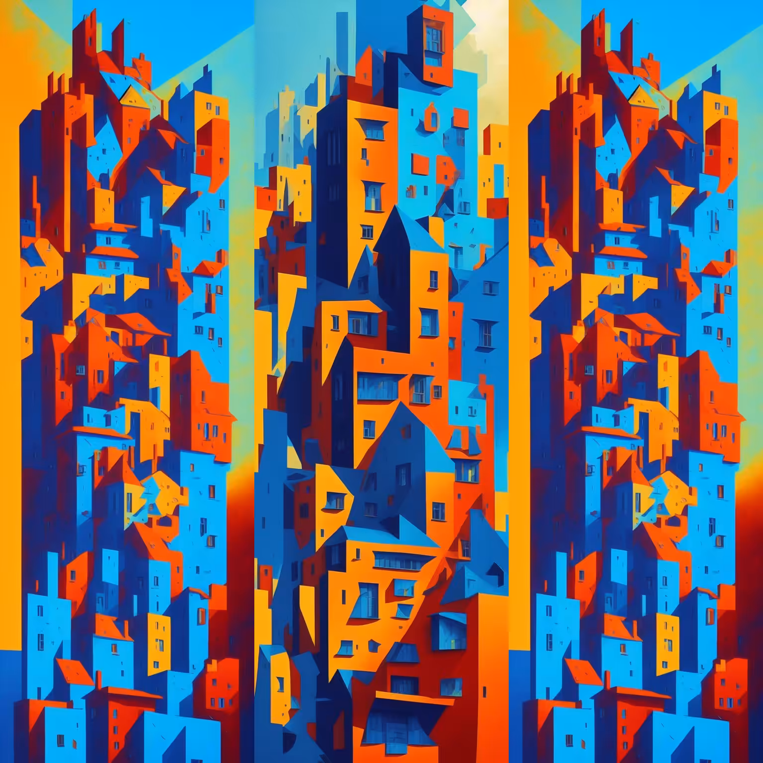 Cubism Buildings #3
