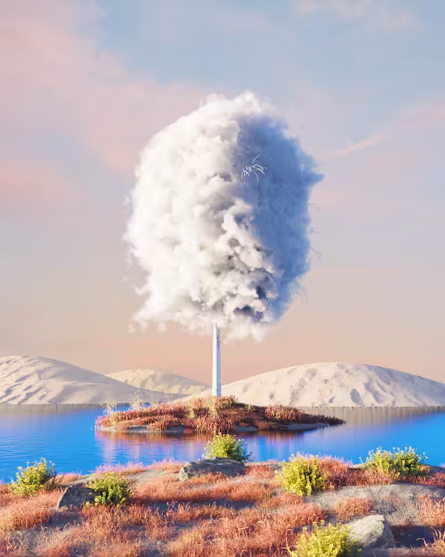 Cloudy desert #25