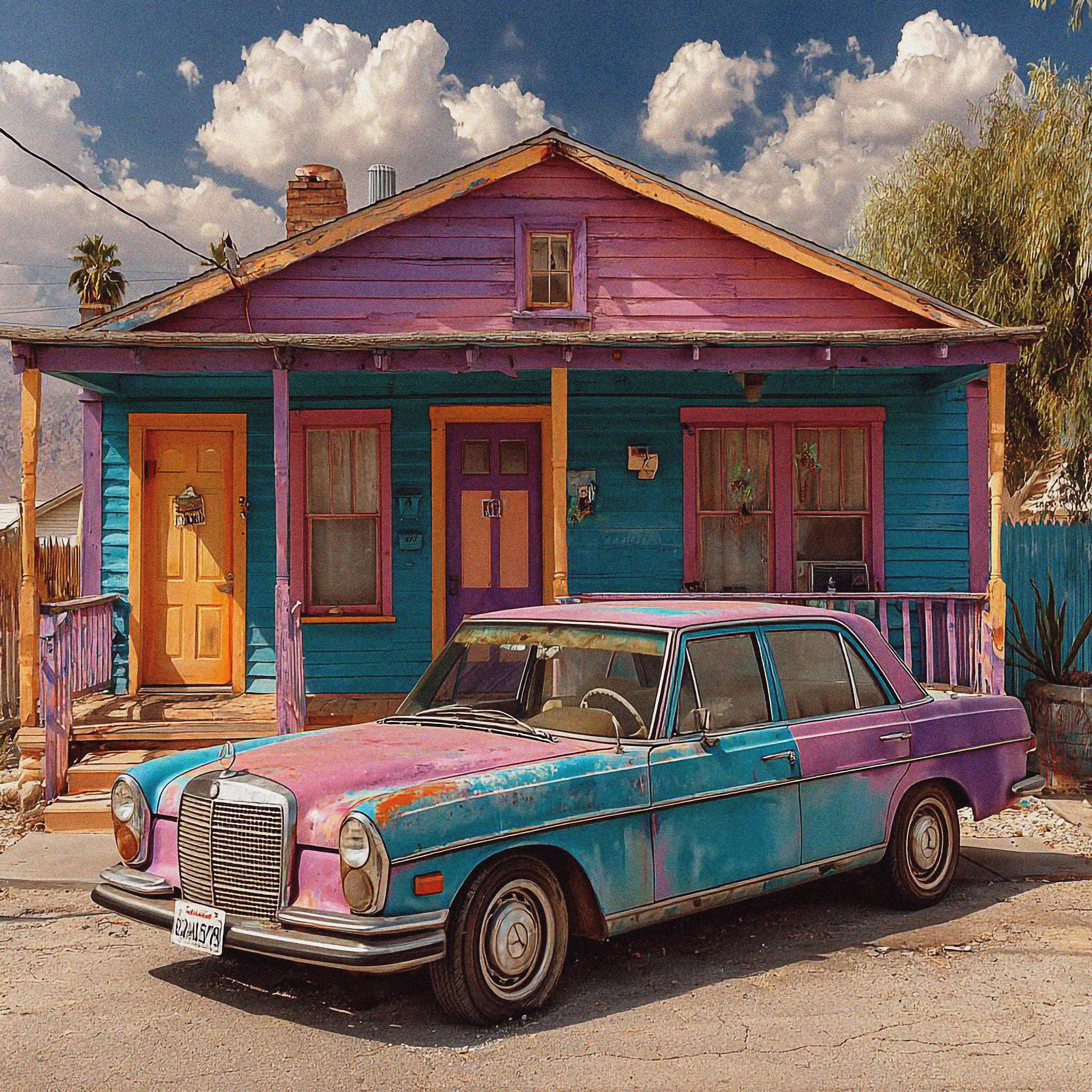 Mercedes benz vintage car