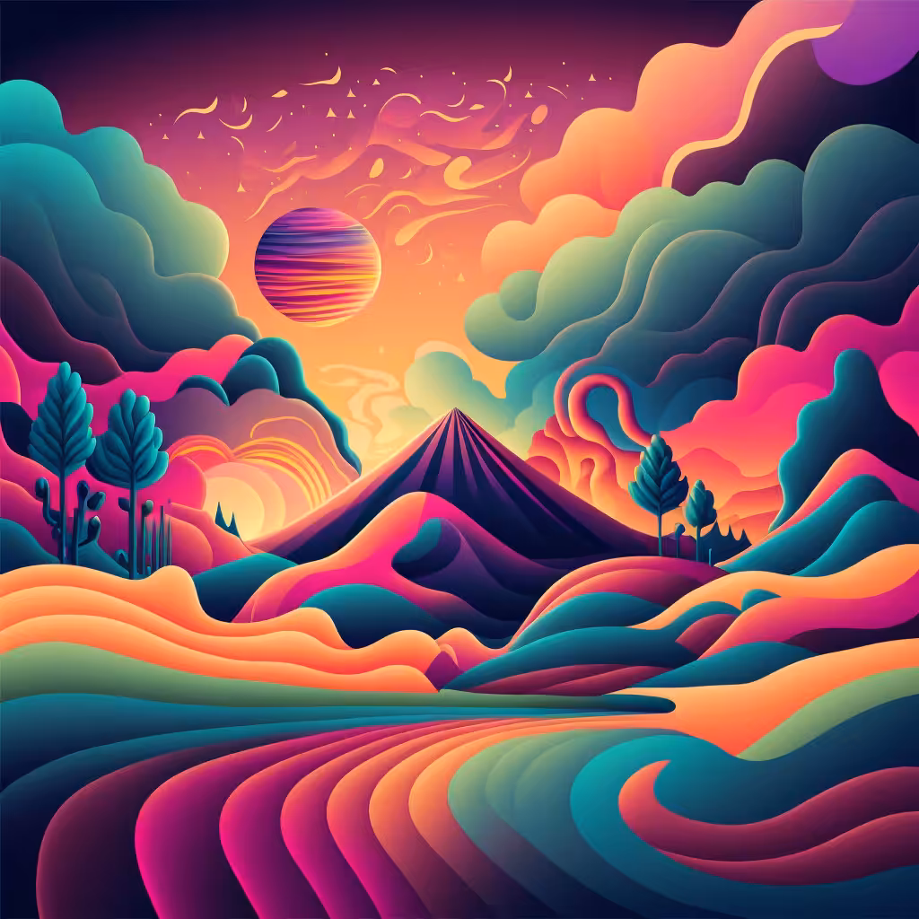 Psychedelic Landscape #31