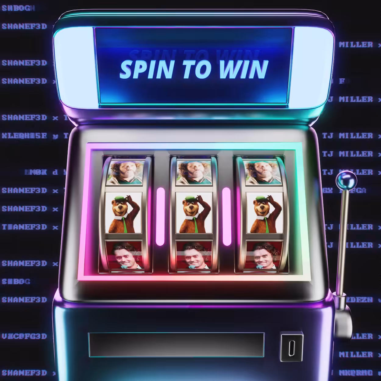 T.J. as a Slot Machine Original