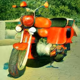 #tomatoluv as motorcycle w a lil help from #dalleMini