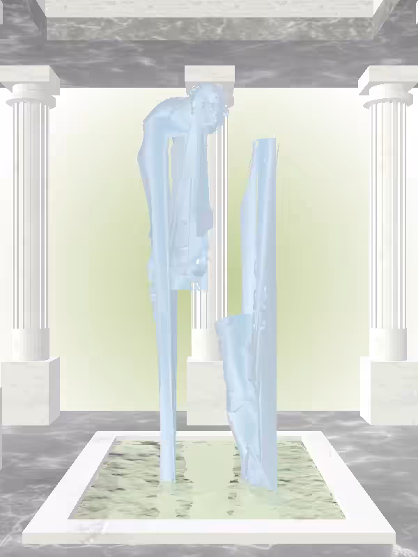 HeavenComputer: The Phone Calling Ethereal Blue Man #173