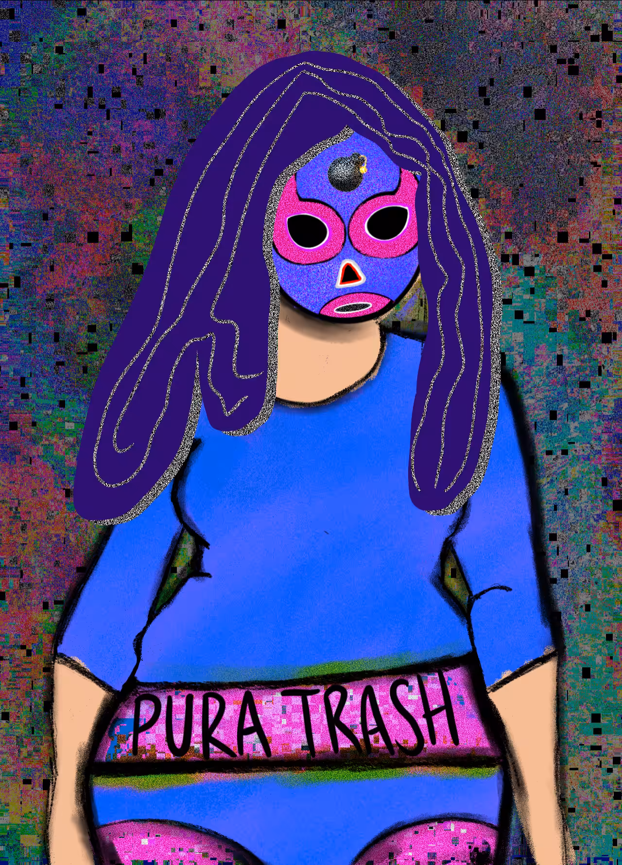 NFT luchadora #98