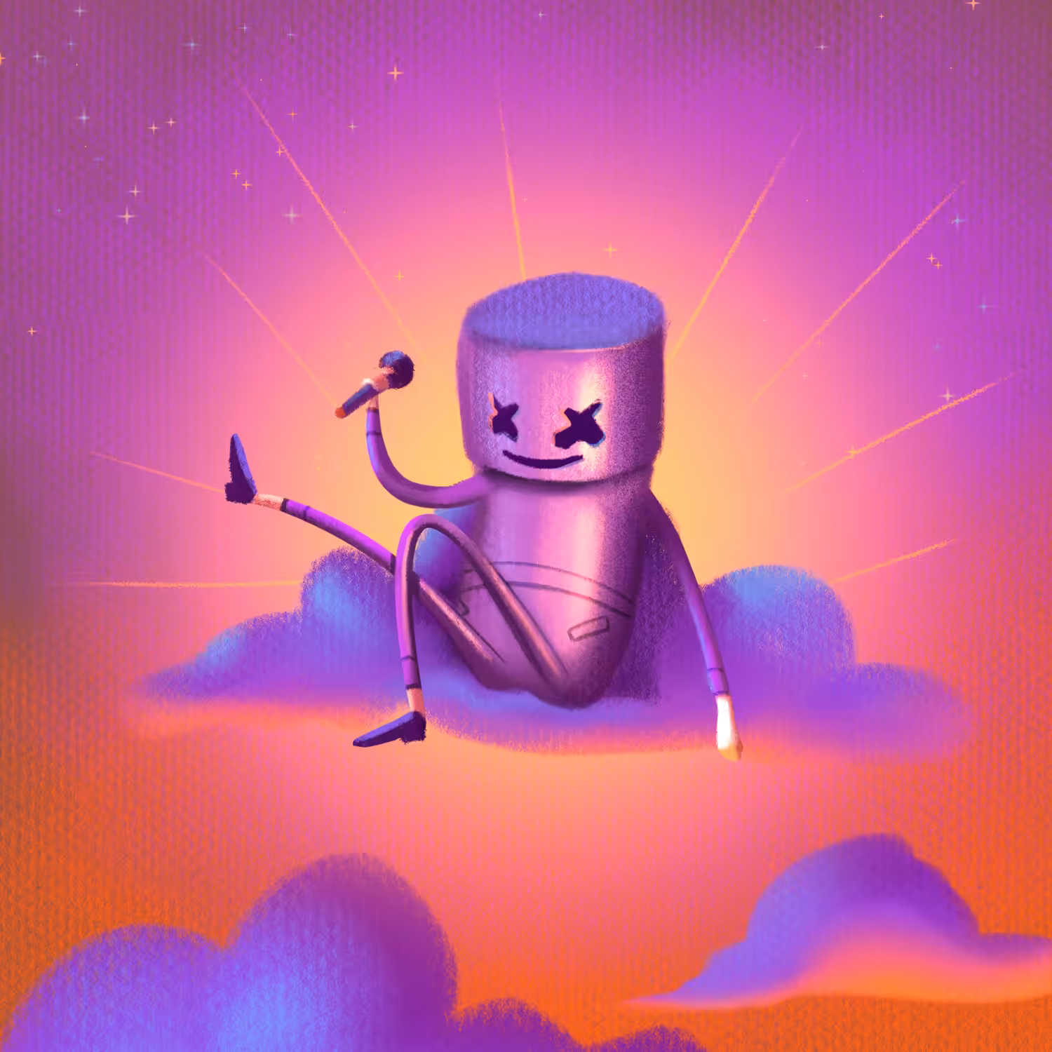 Floating Marshmello