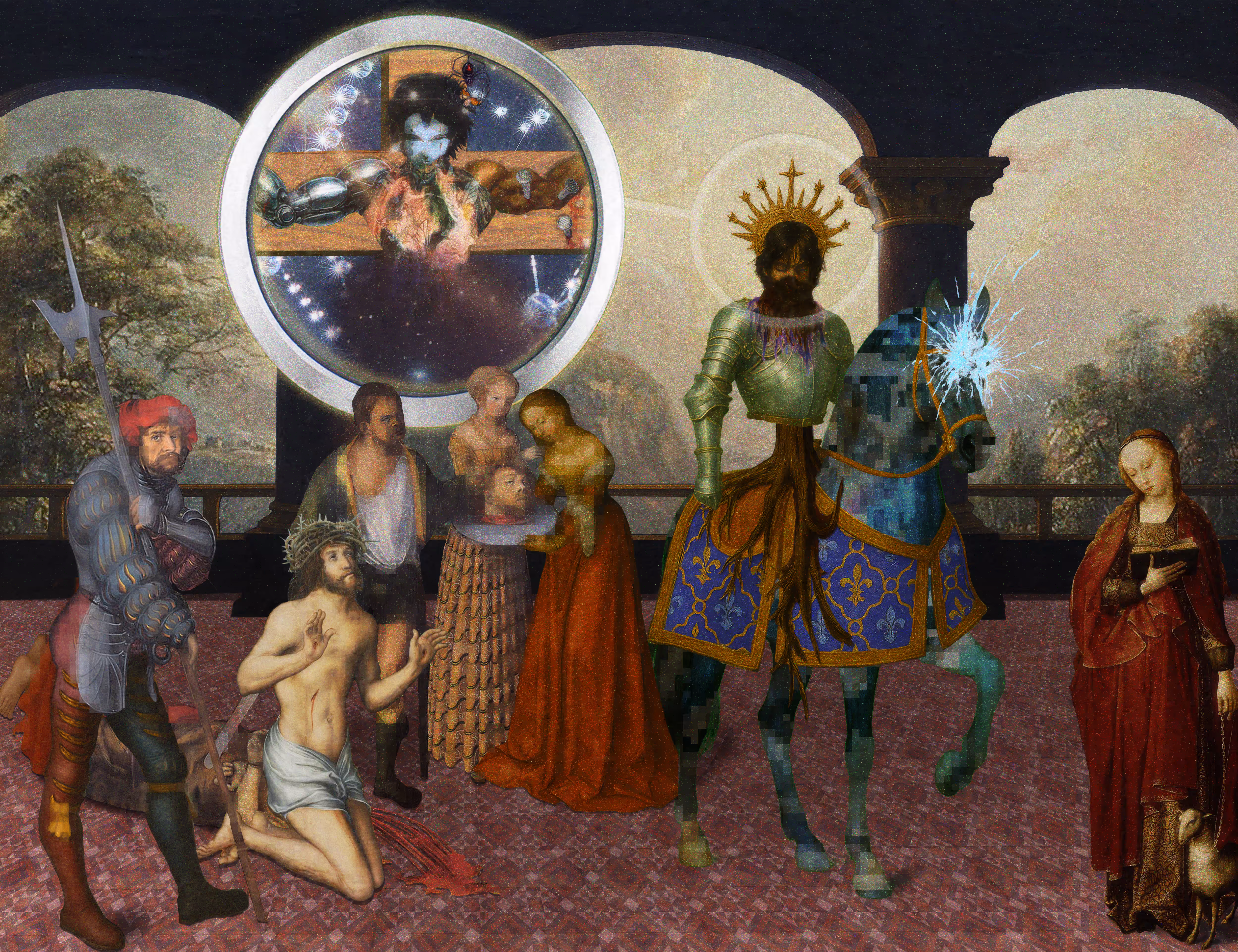 The Pilgrim’s Living Room Crucifixion; Mona Lisa Hyper-Gamble #189