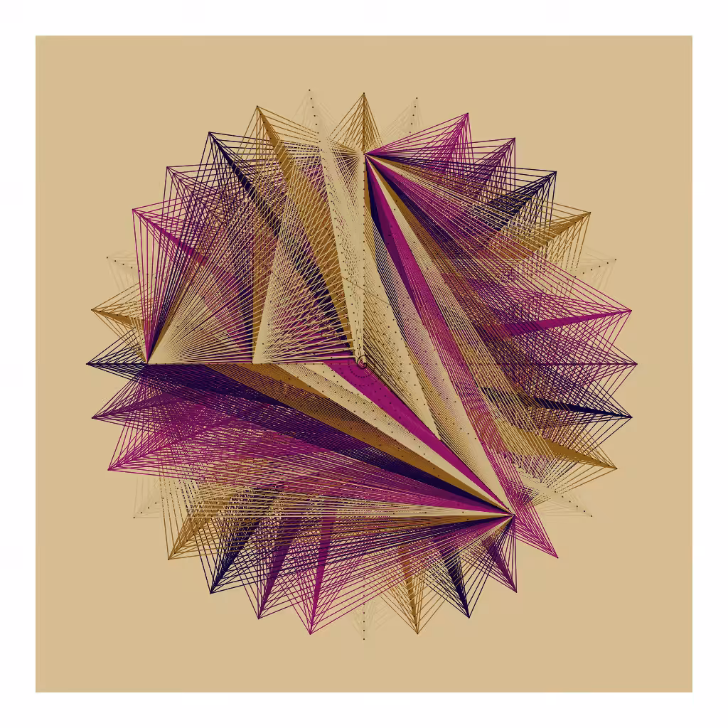 String-art generator curated collection #7