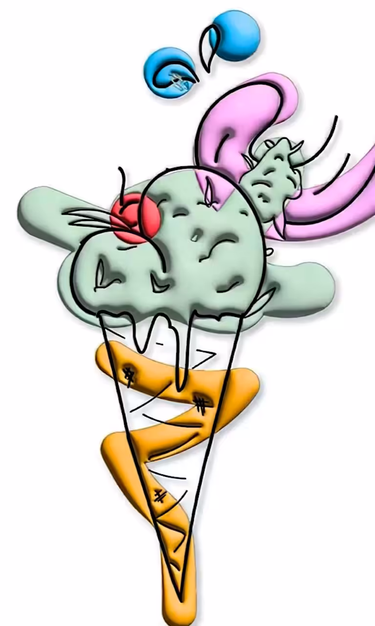 Urban Vectors : psycho ice cream 