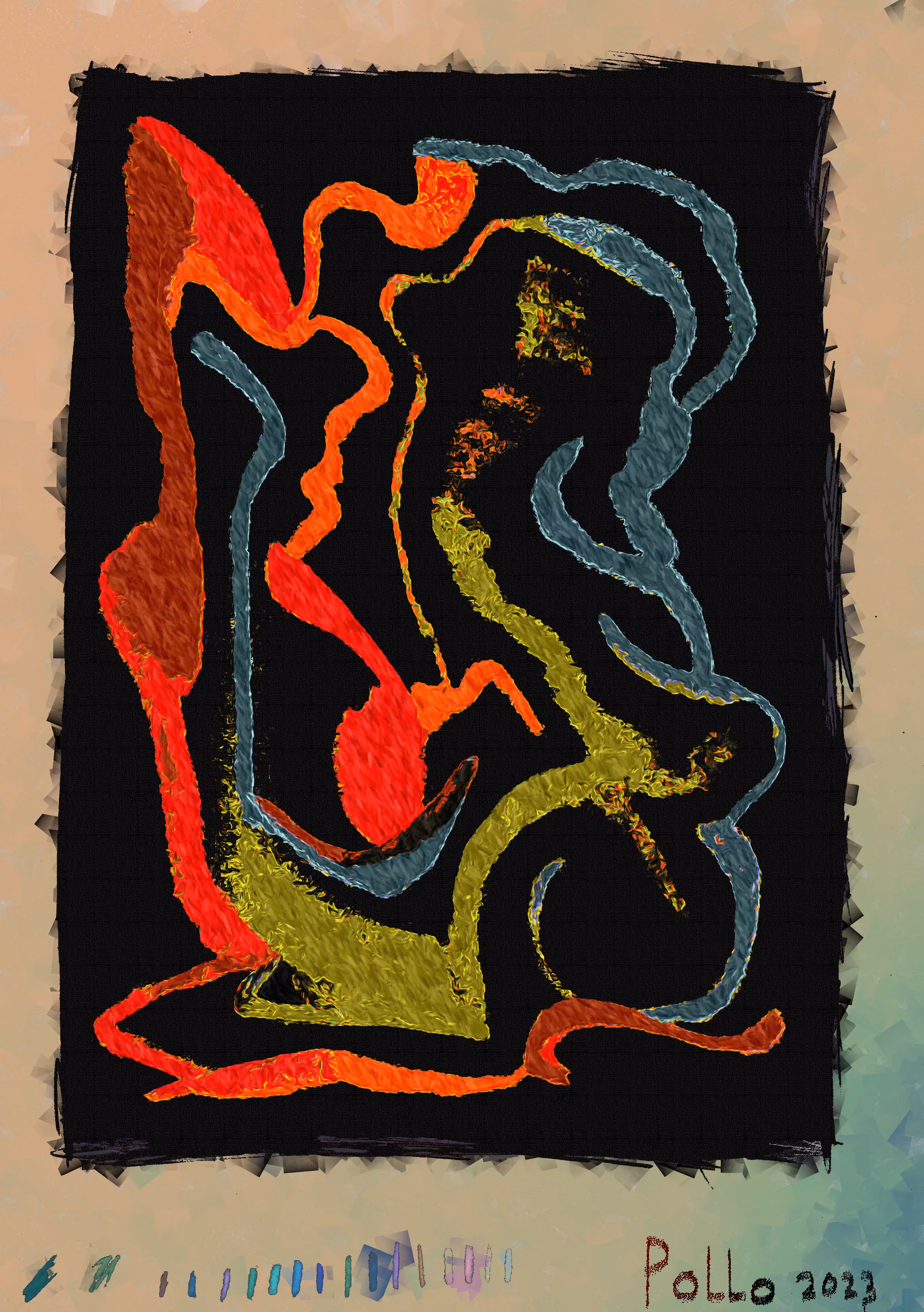 A different interpretation of sudden dance of inspiration