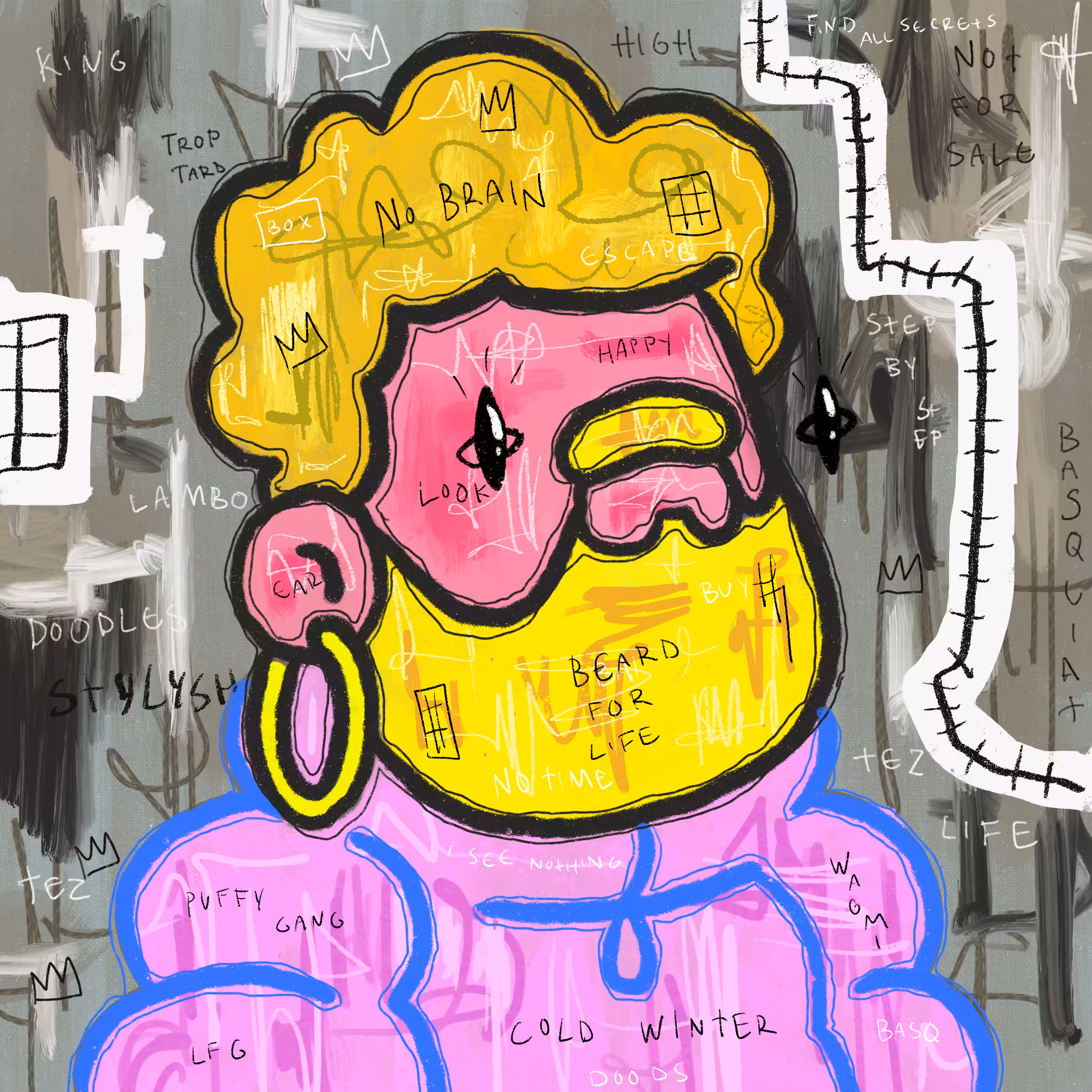 Doodlesquiat #21