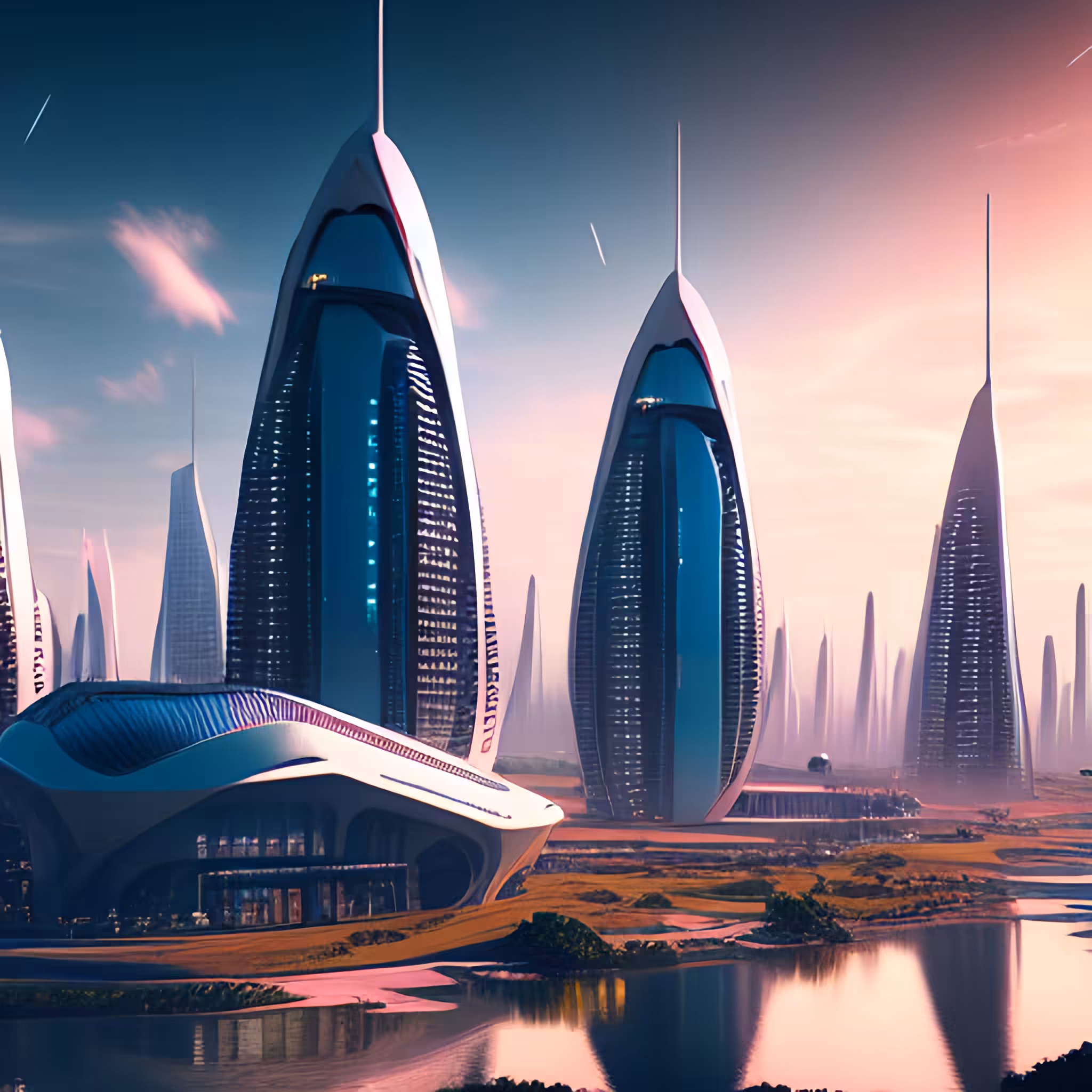FUTURISTIC CITY #95