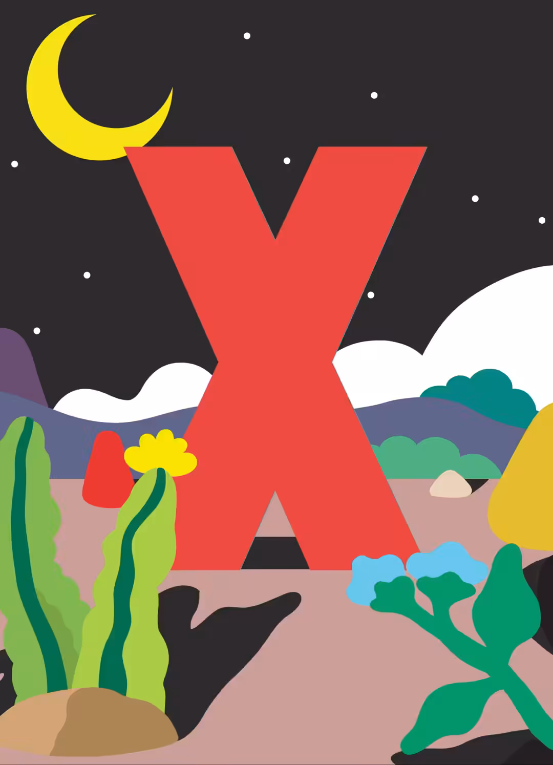 X - Animated Alphabet