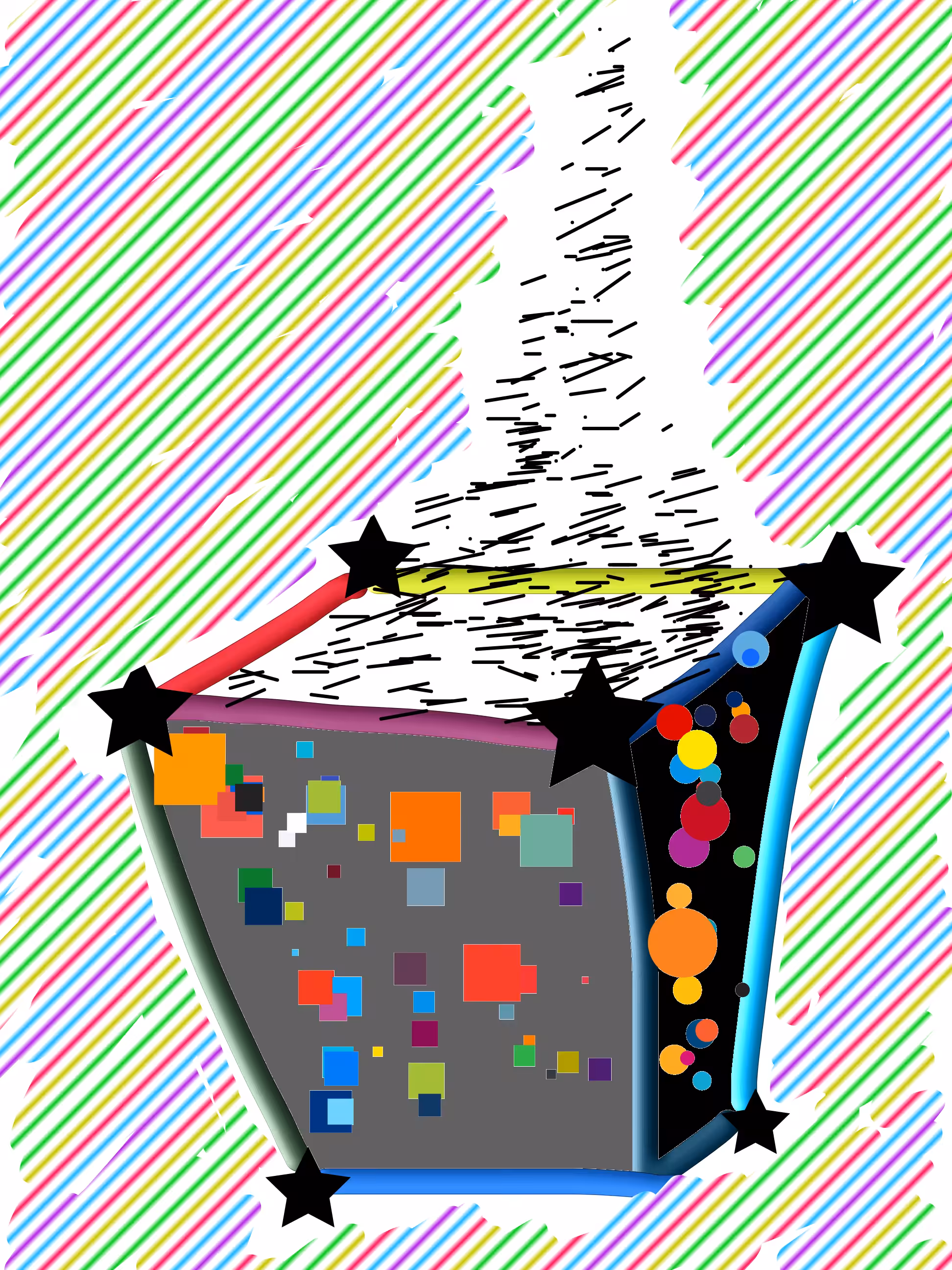 Blockchain Landscapes : Basket for negative thoughts