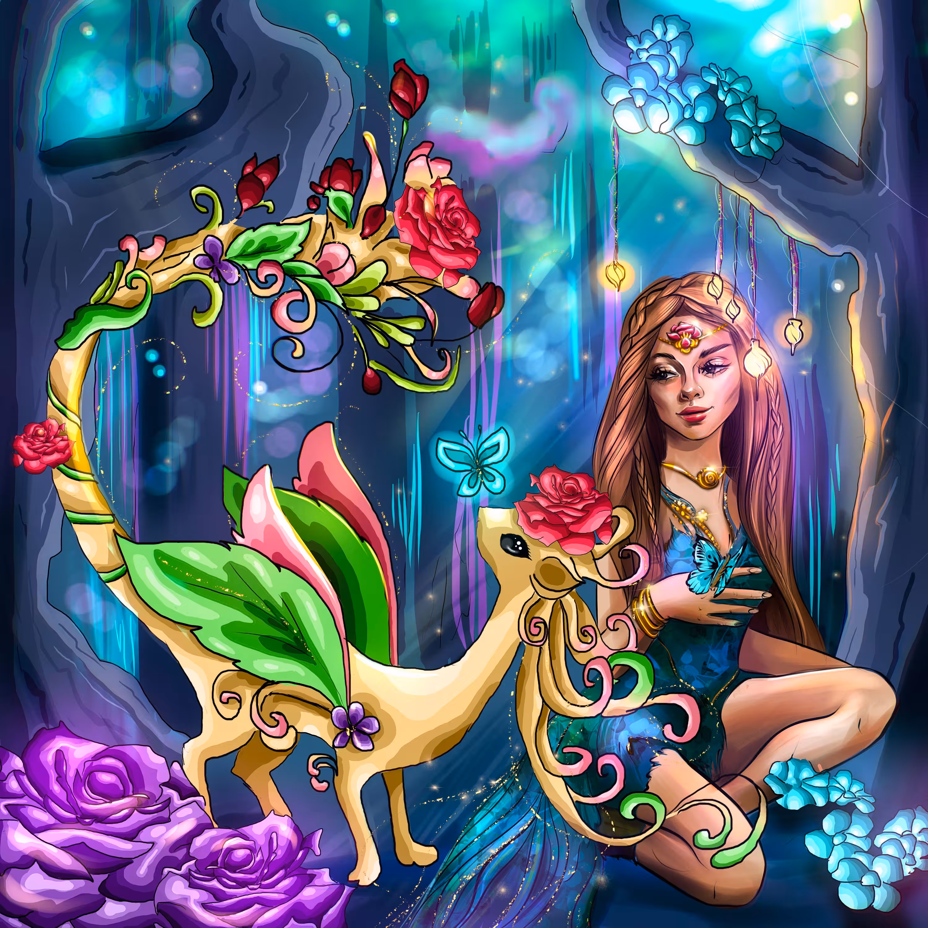 Flower dragon
