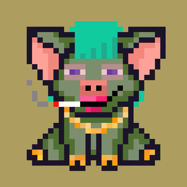Punk Pig #01416