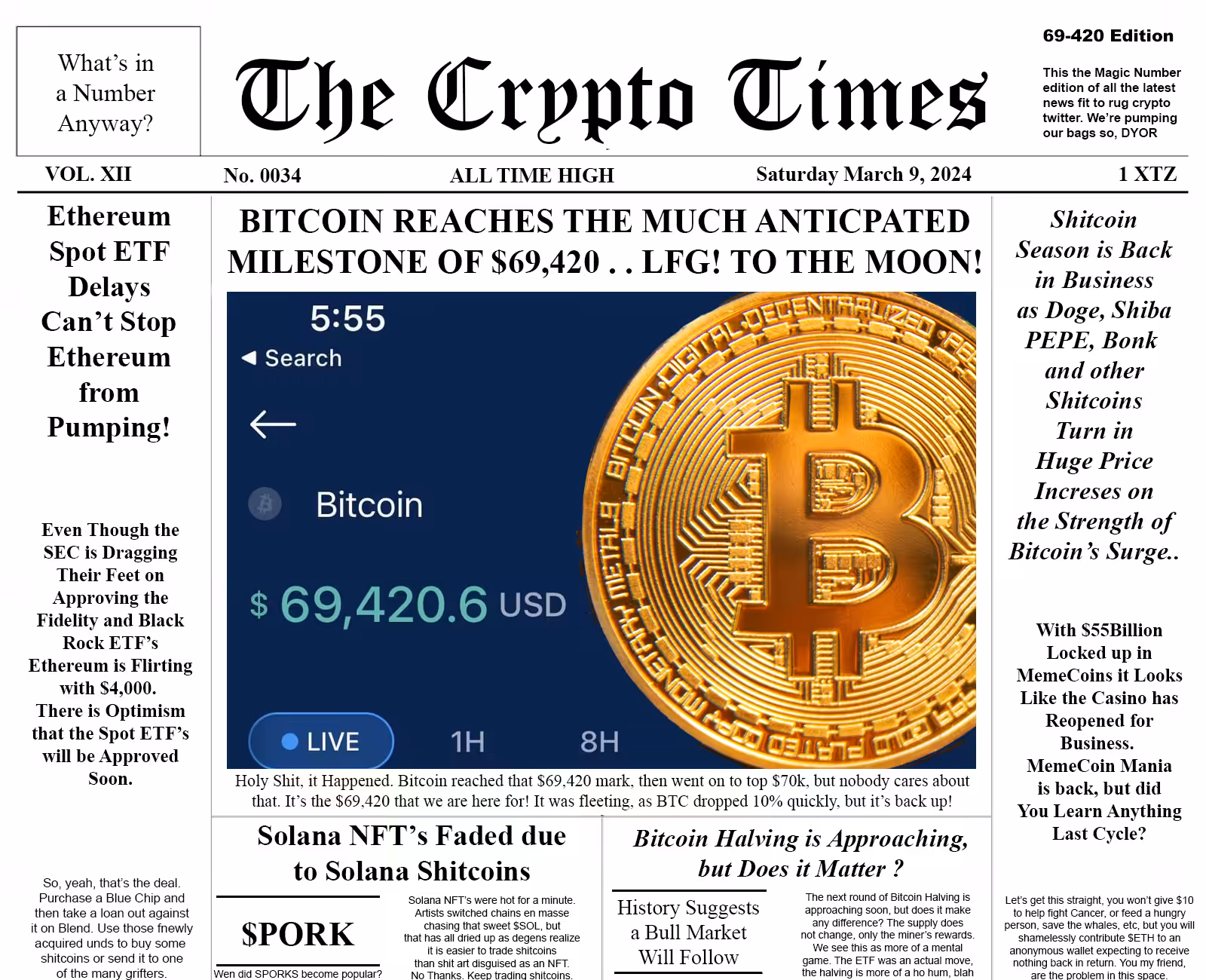 The Crypto Times 0034 - All Time High