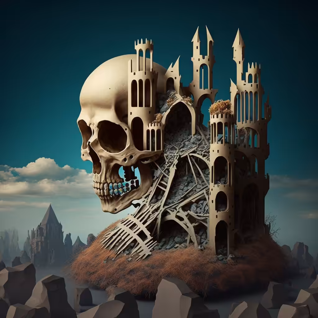 Castle skull