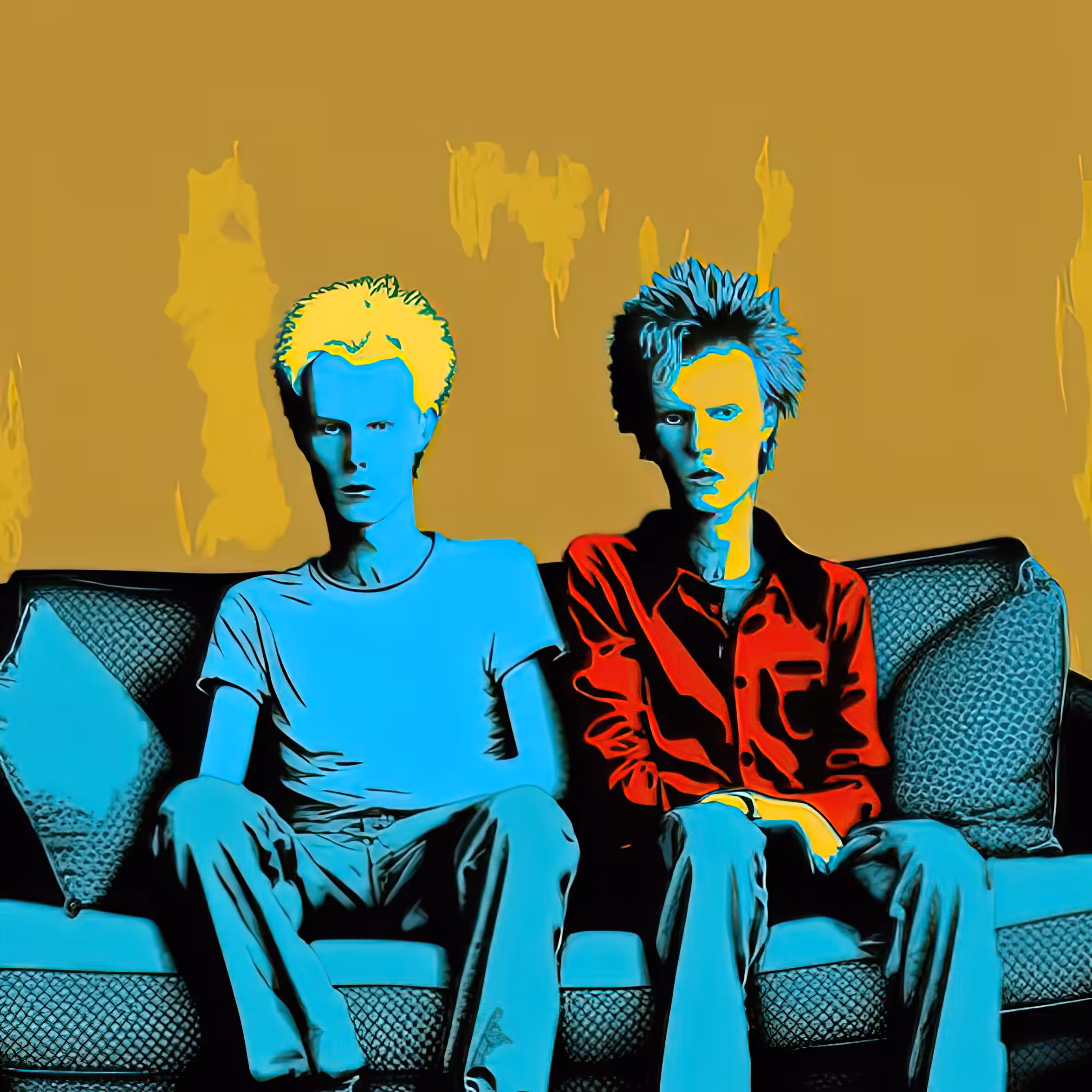 Two Dudes On A Couch