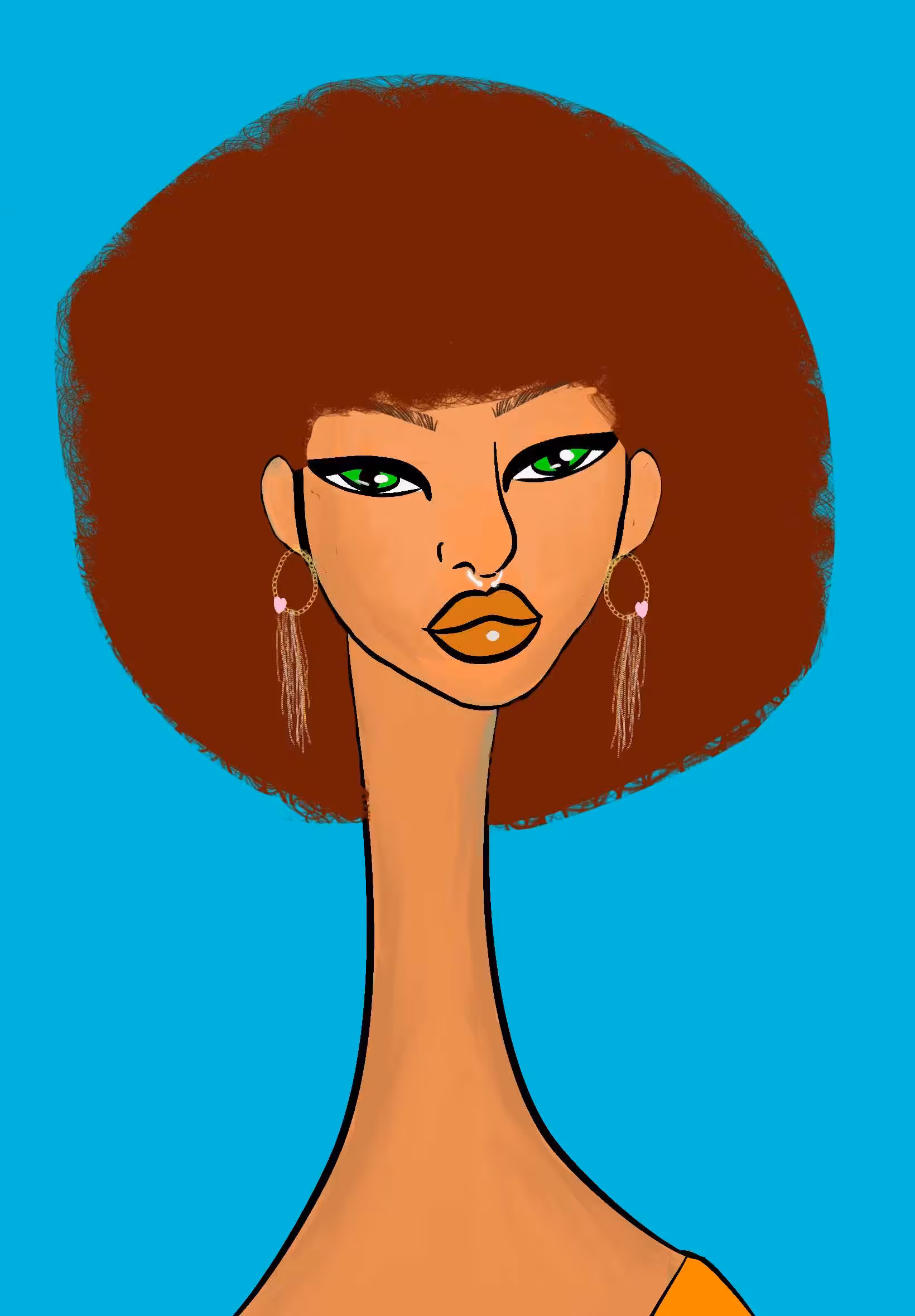 Long Neckie Ladies: Long Neckie Lady #2189