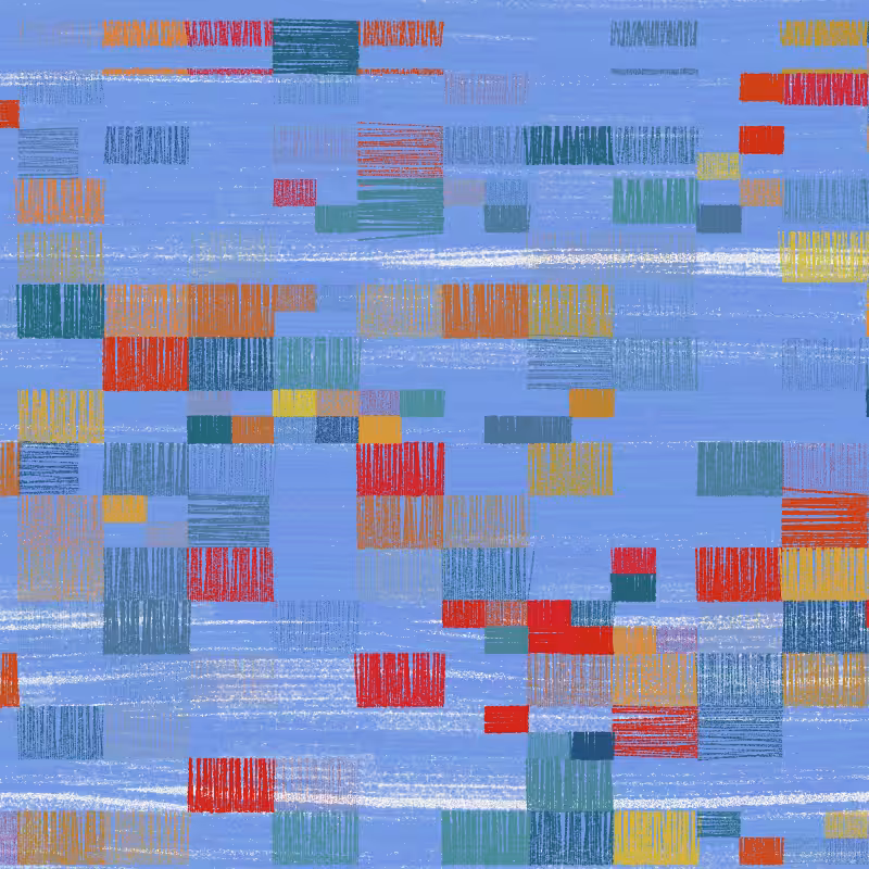 Composition #3 Patchwork Quilt #242