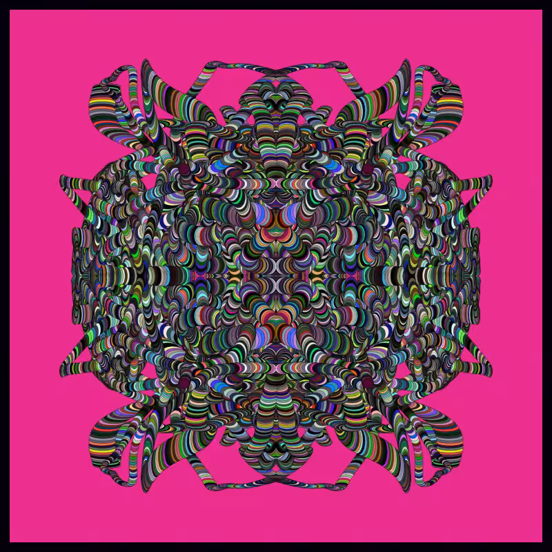 Symmetric Perlinized Ellipse #21