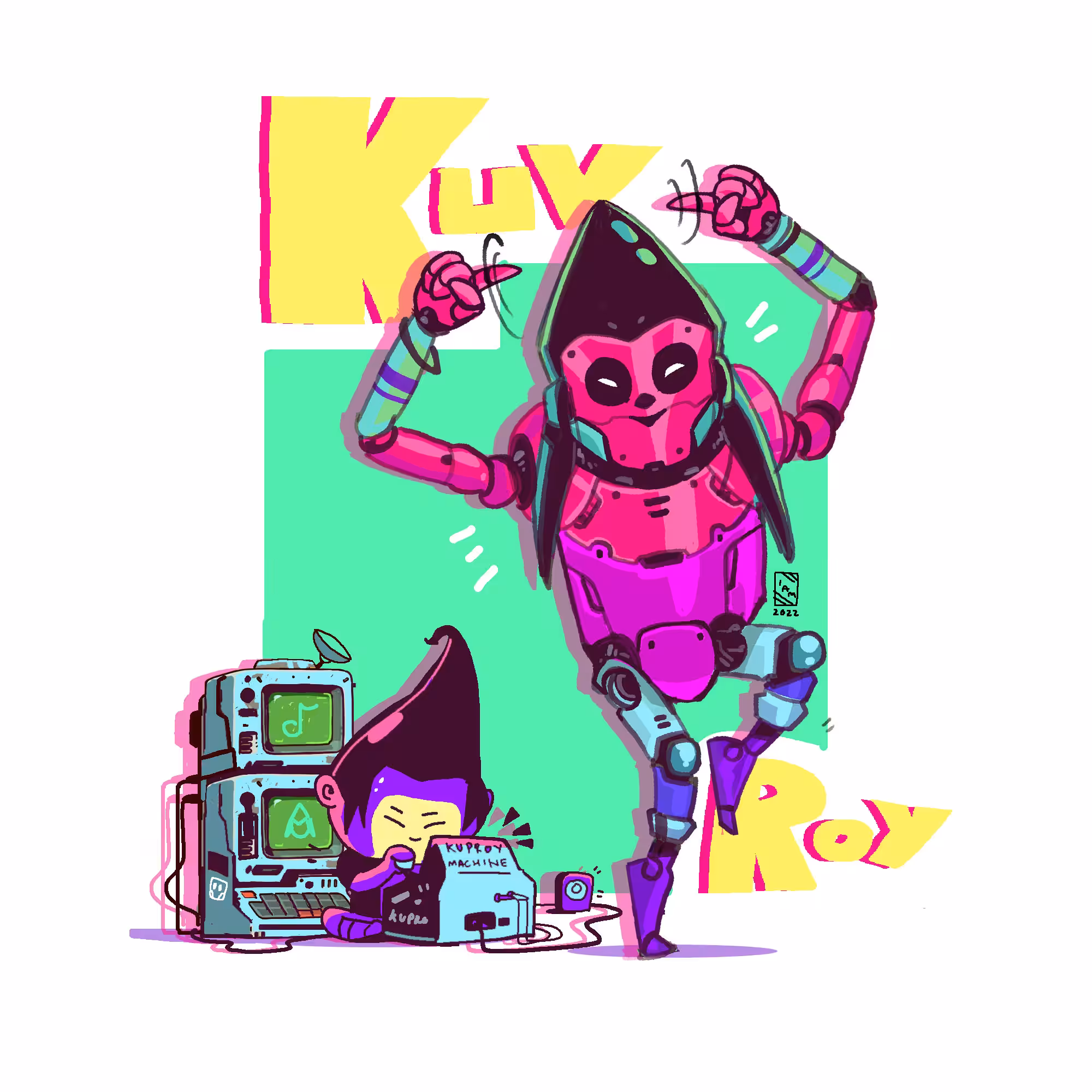 public KUVROY dancing robot