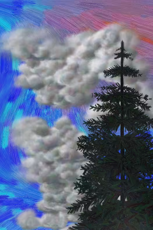 Tree and Cloud #140